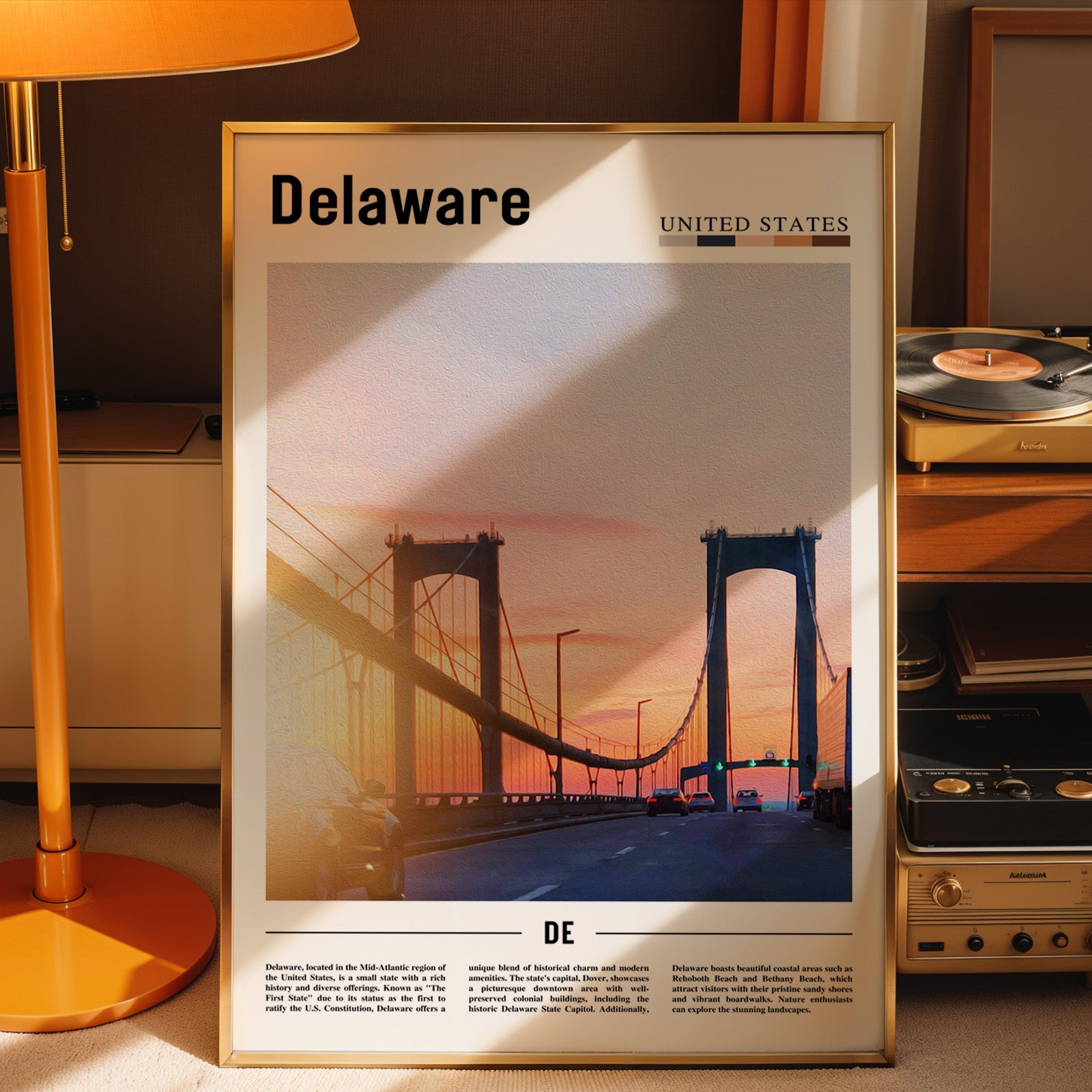 Delaware Photographic Poster