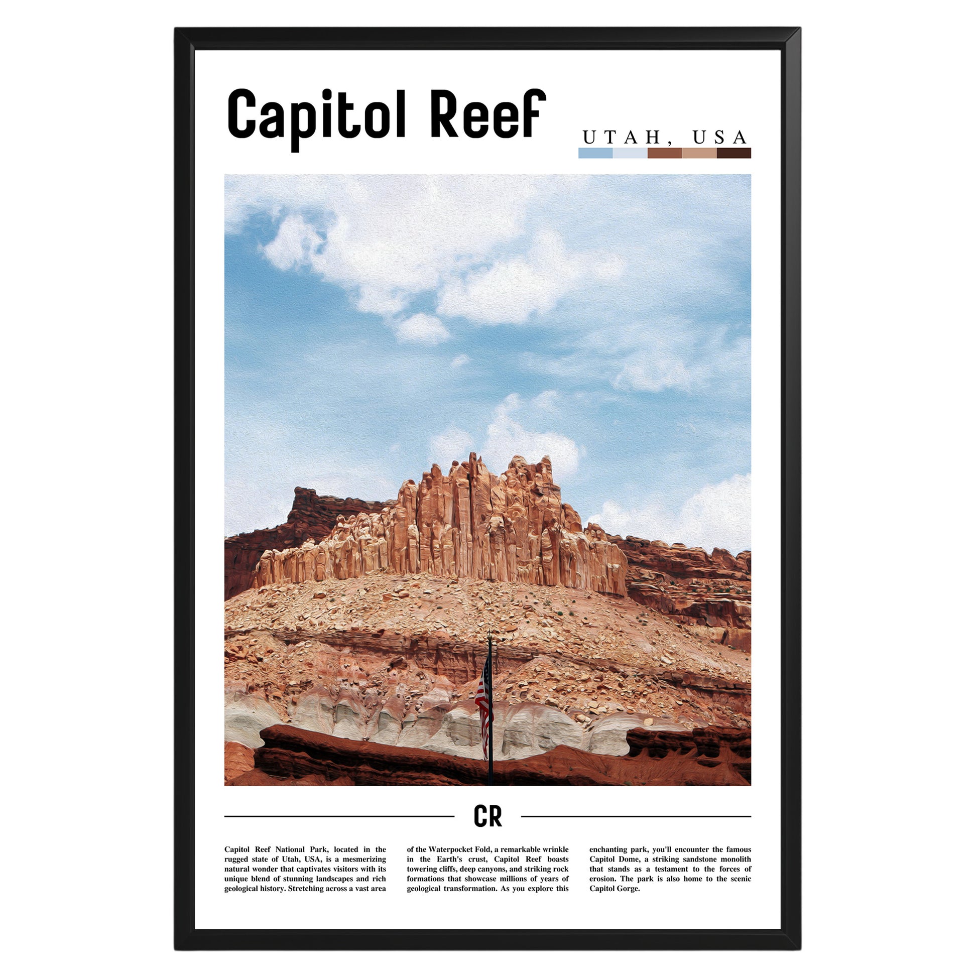 Capitol Reef National Park Photographic Poster