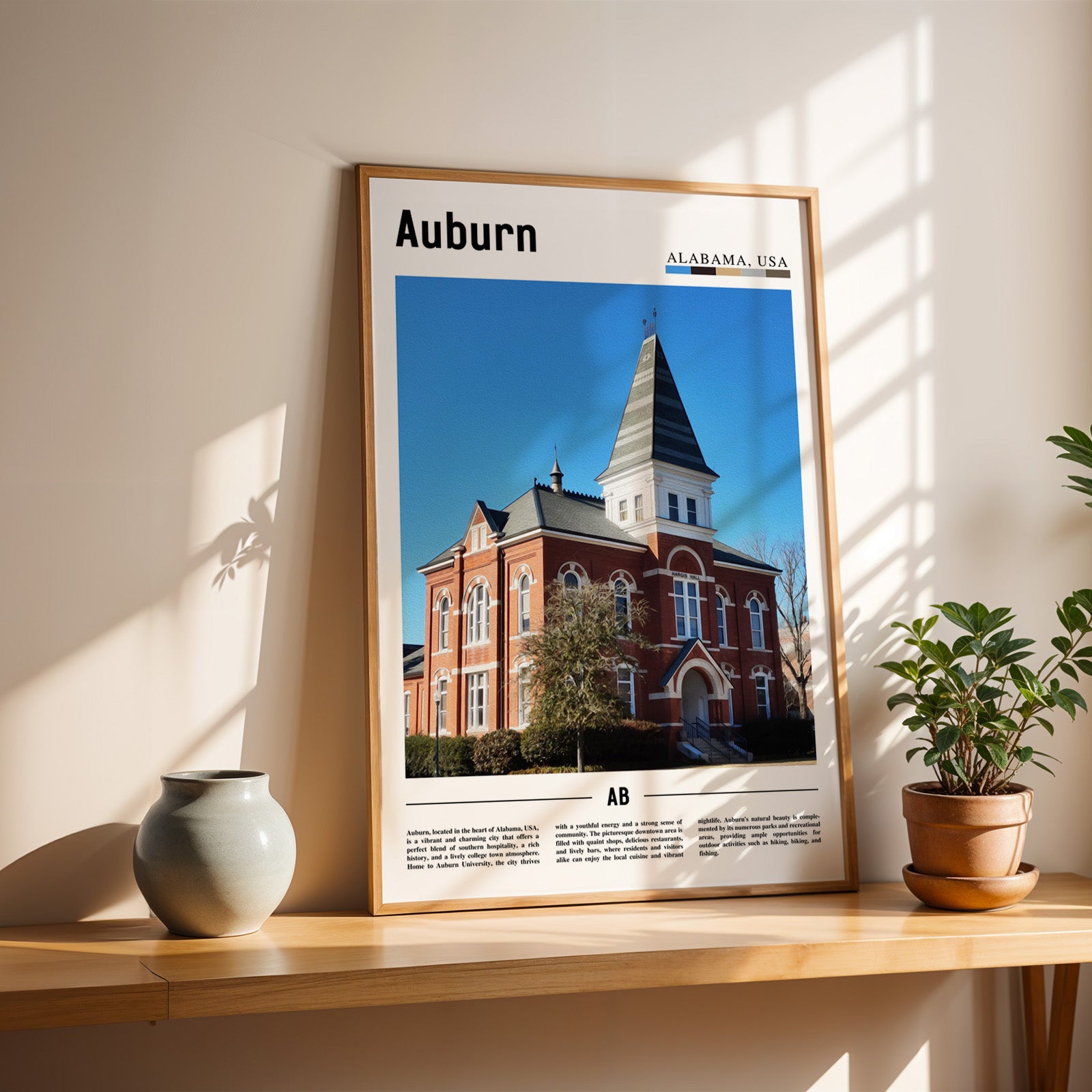 Auburn Alabama Photographic Poster