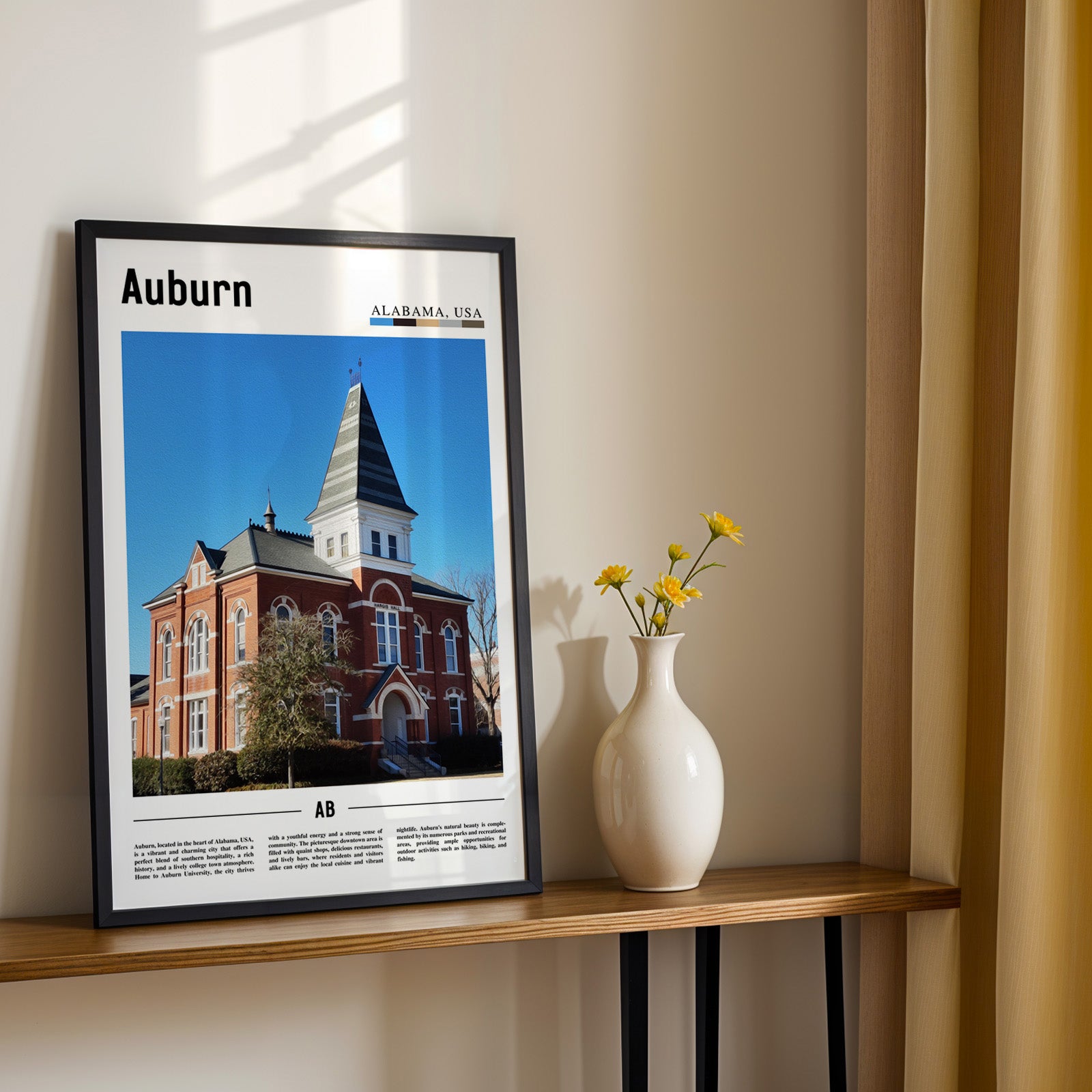 Auburn Alabama Photographic Poster