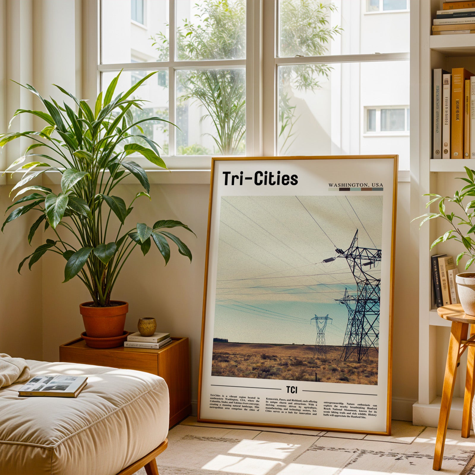 Tri-Cities Washington Photographic Poster