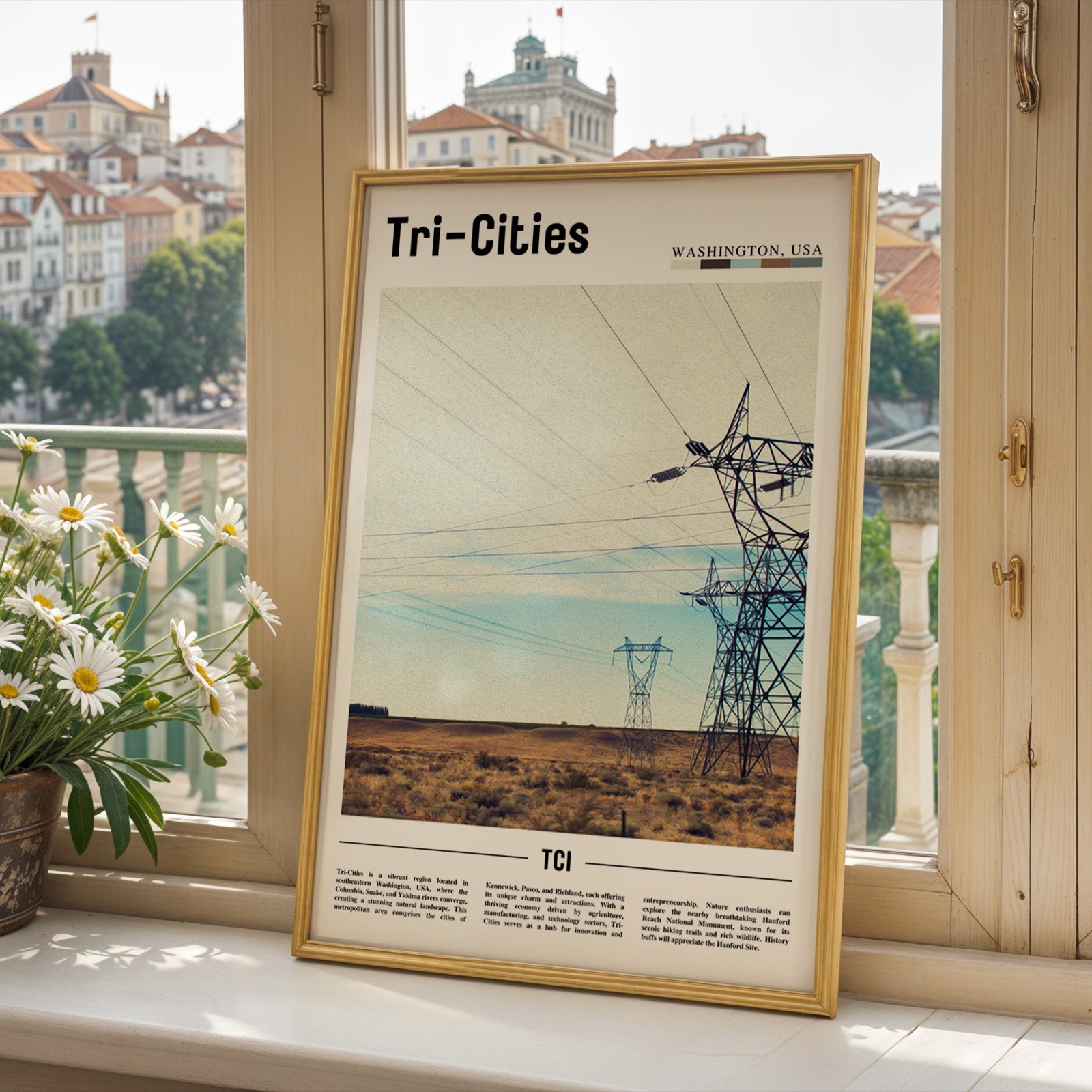Tri-Cities Washington Photographic Poster