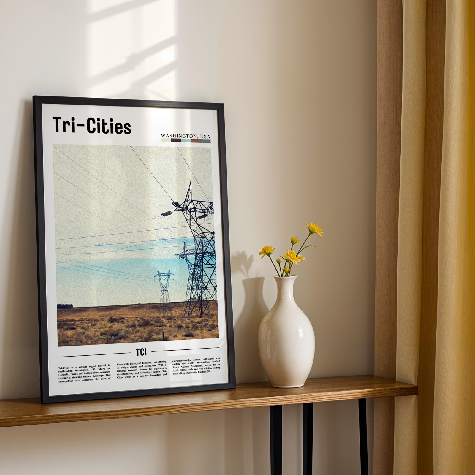 Tri-Cities Washington Photographic Poster