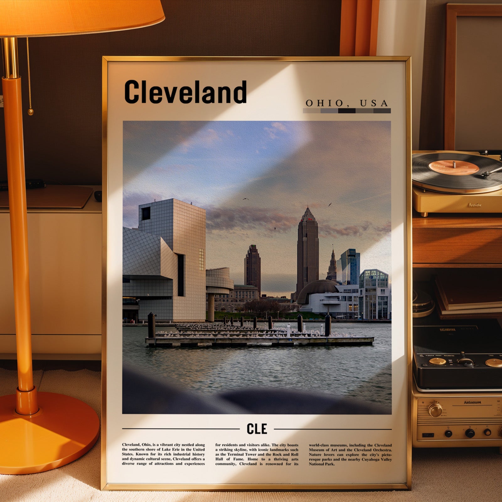 Cleveland Ohio Photographic Poster