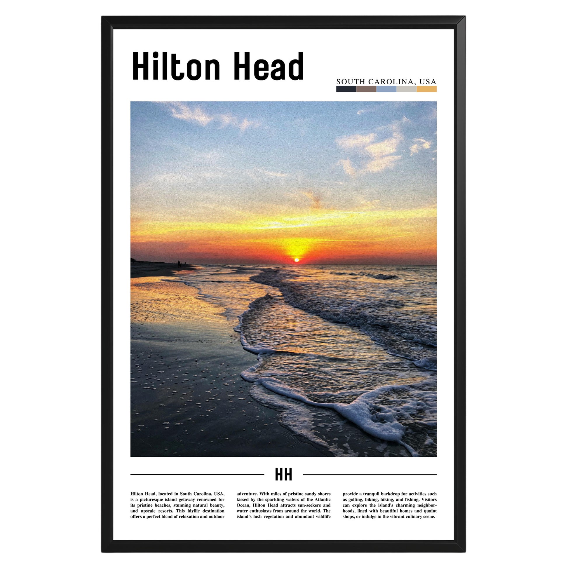 Hilton Head South Carolina Photographic Poster