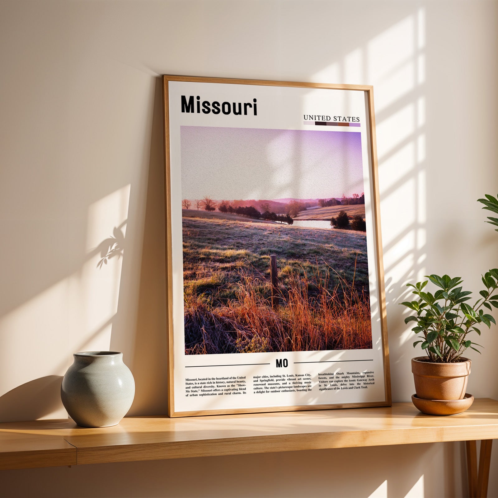 Missouri Photographic Poster