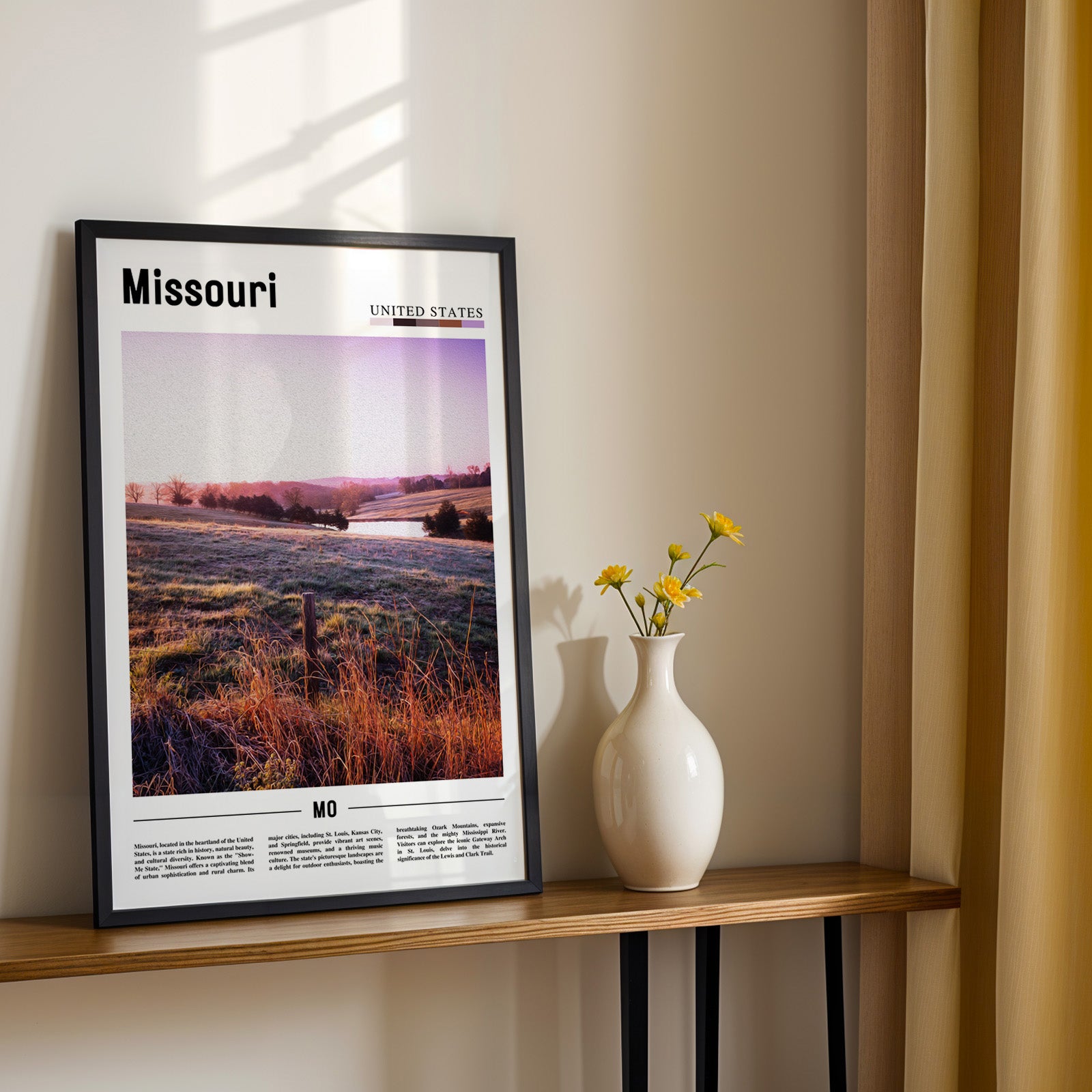 Missouri Photographic Poster