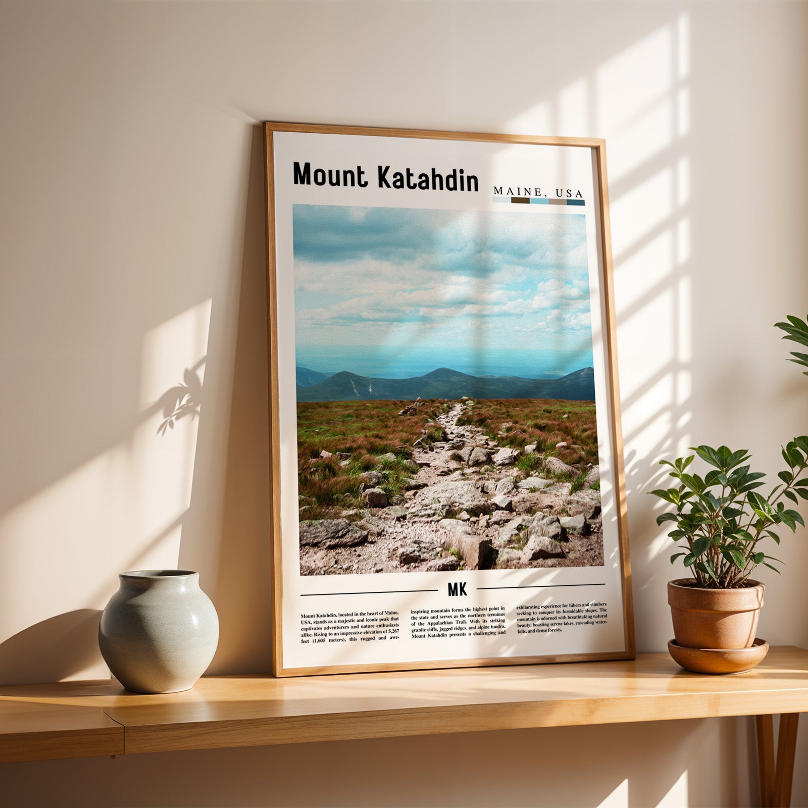 Mount Katahdin Maine Photographic Poster