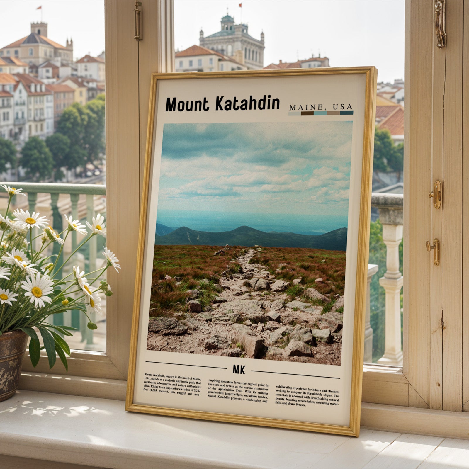 Mount Katahdin Maine Photographic Poster
