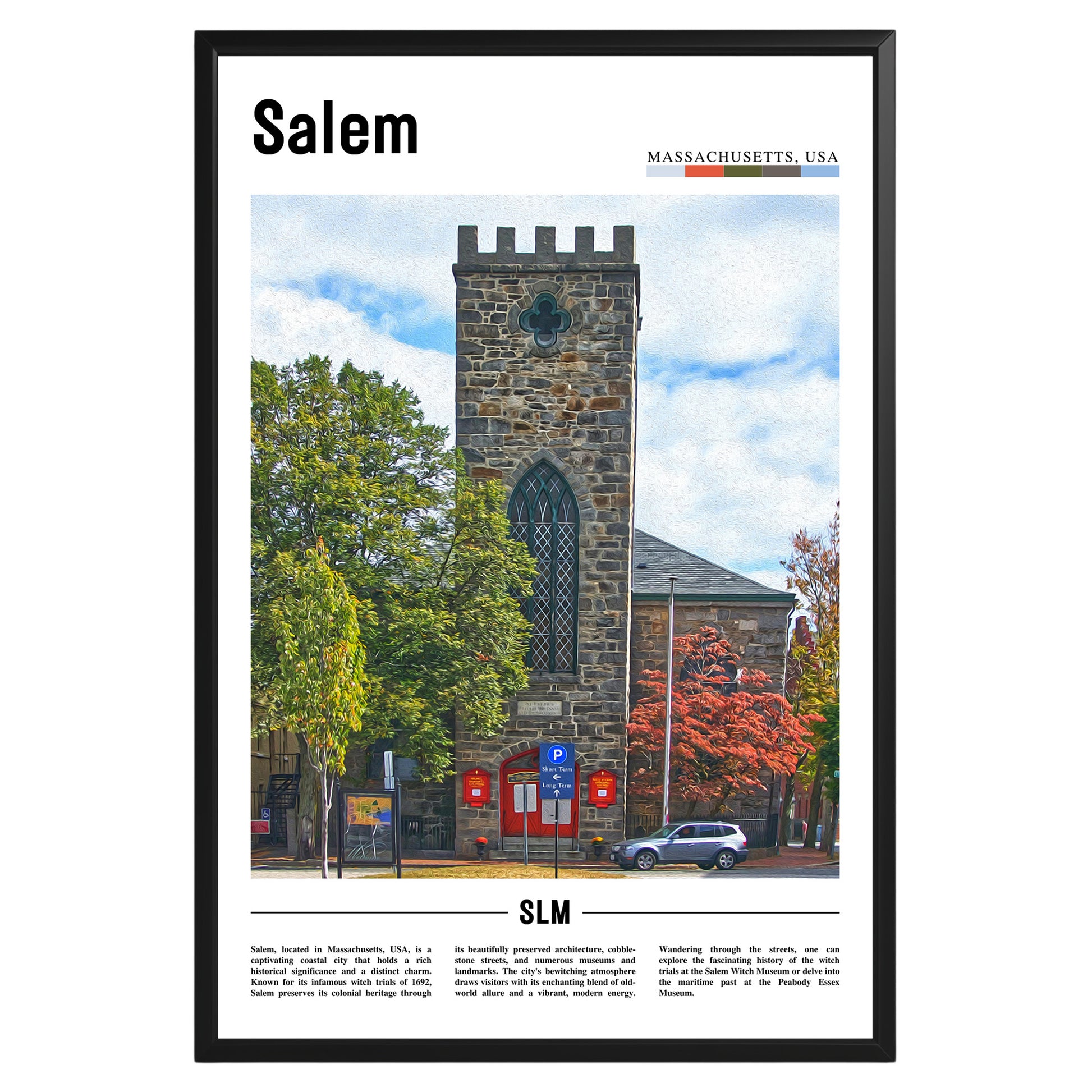 Salem Massachusetts Photographic Poster