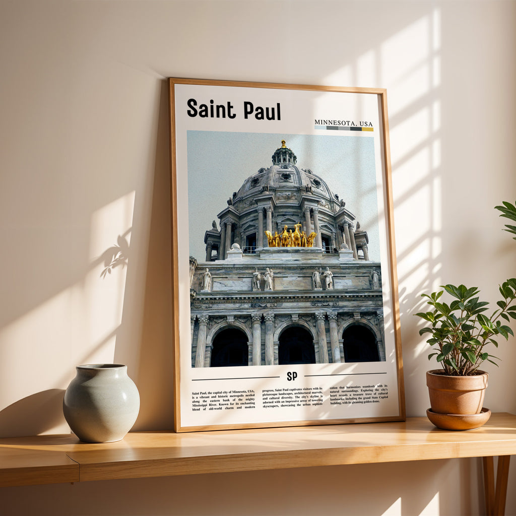 Saint Paul Minnesota Photographic Poster
