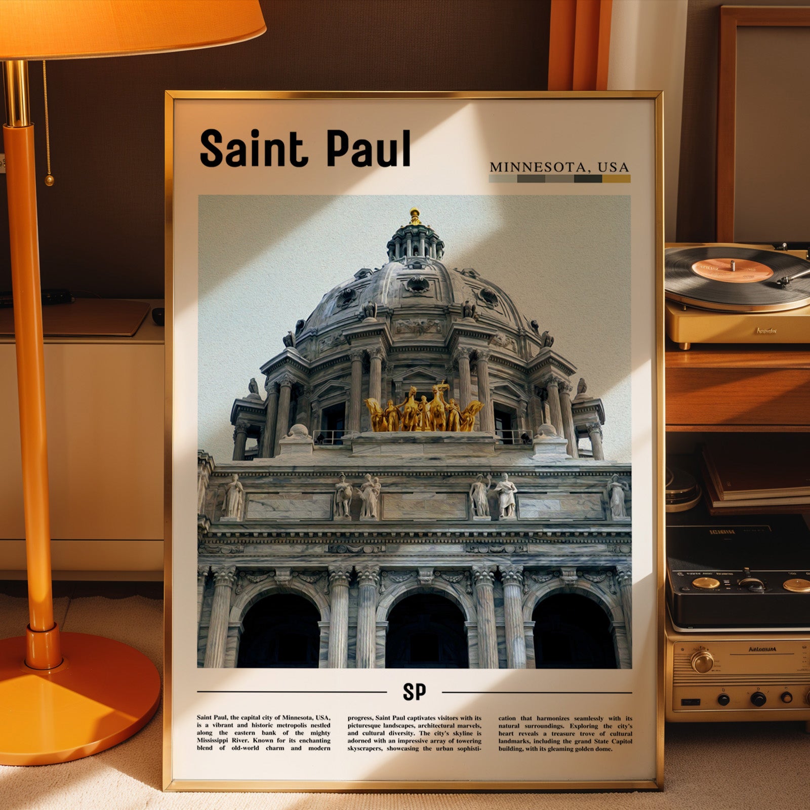 Saint Paul Minnesota Photographic Poster