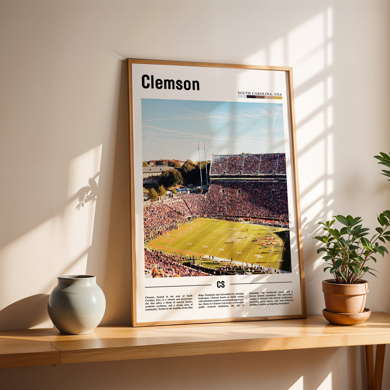 Clemson South Carolina Photographic Poster