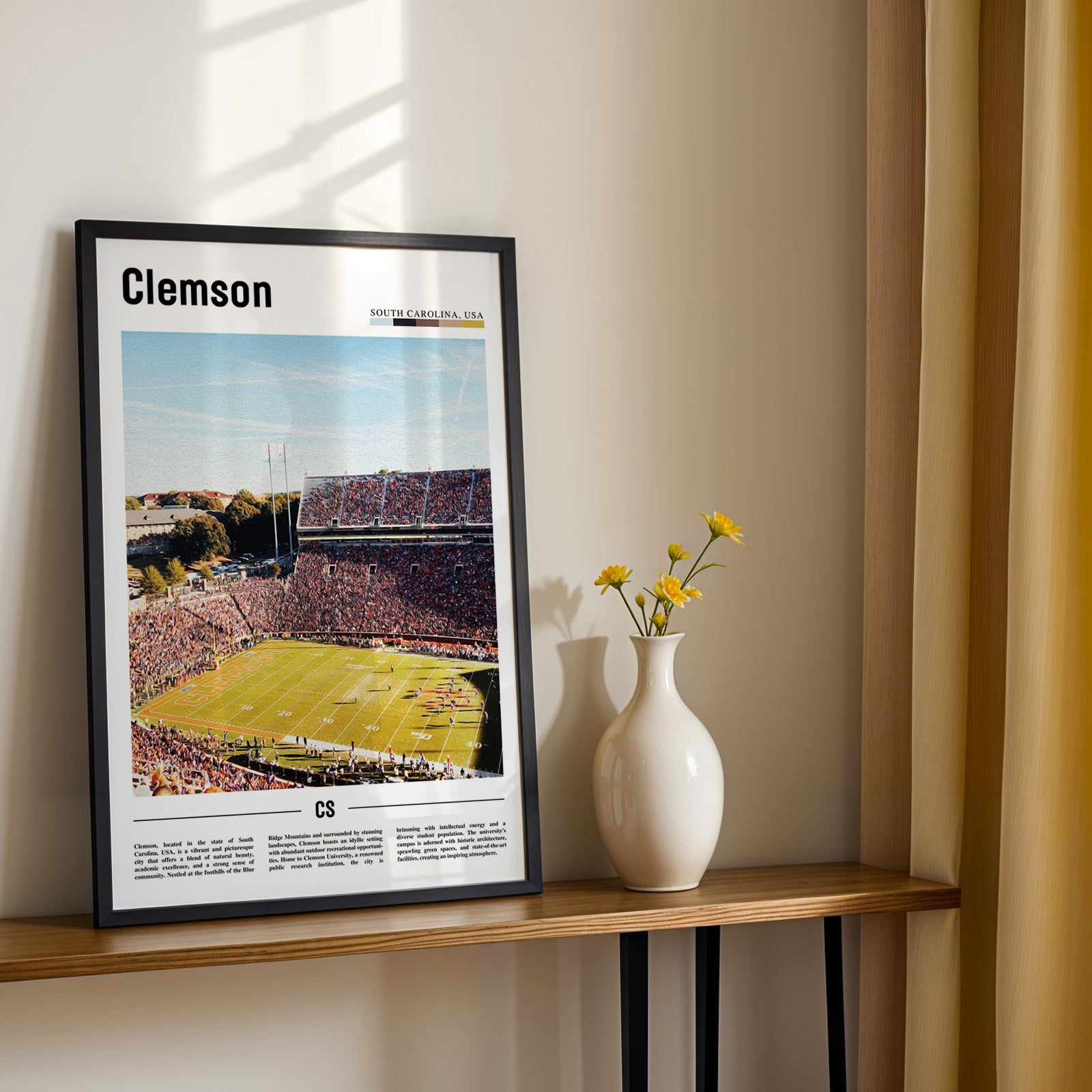 Clemson South Carolina Photographic Poster