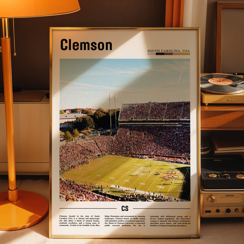 Clemson South Carolina Photographic Poster
