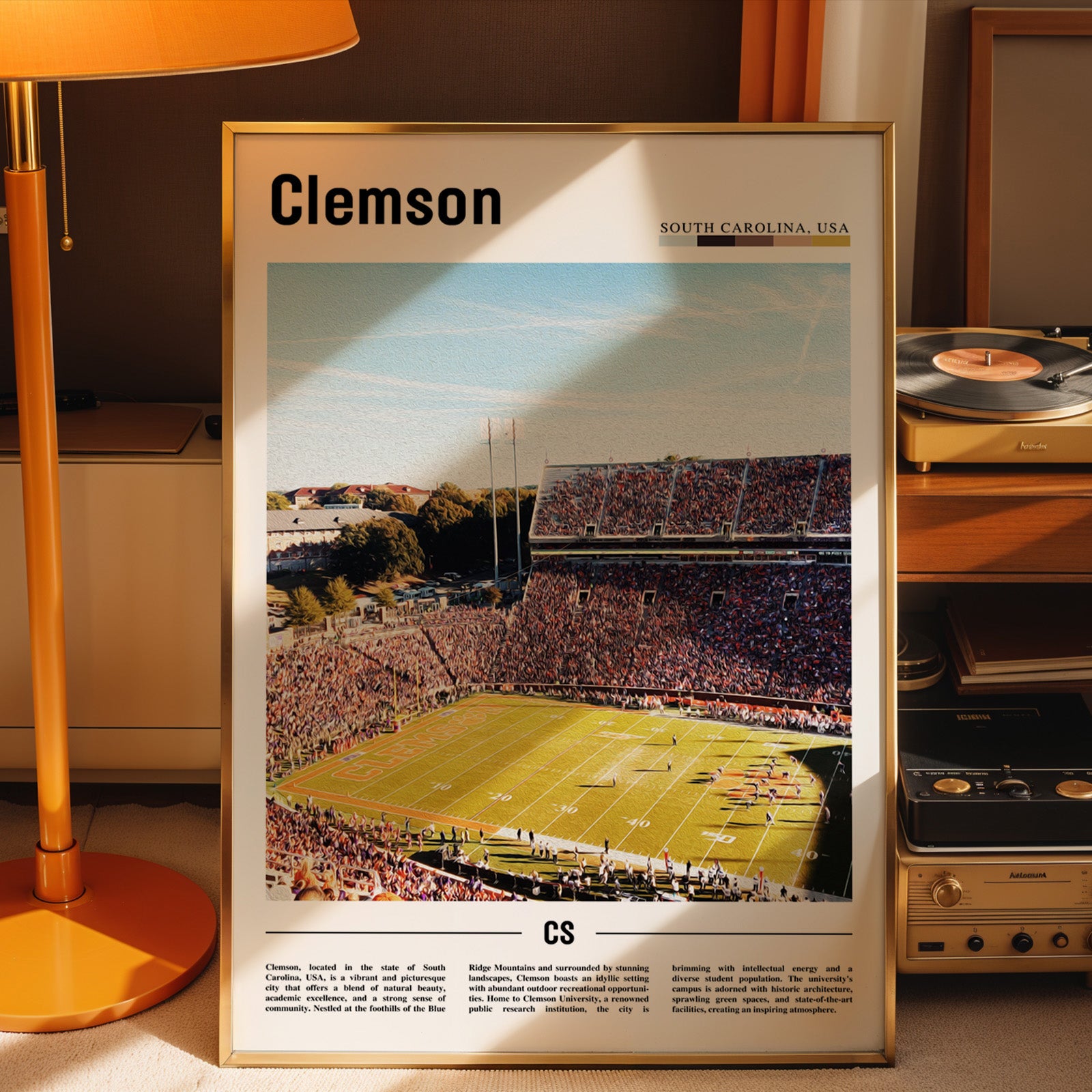 Clemson South Carolina Photographic Poster