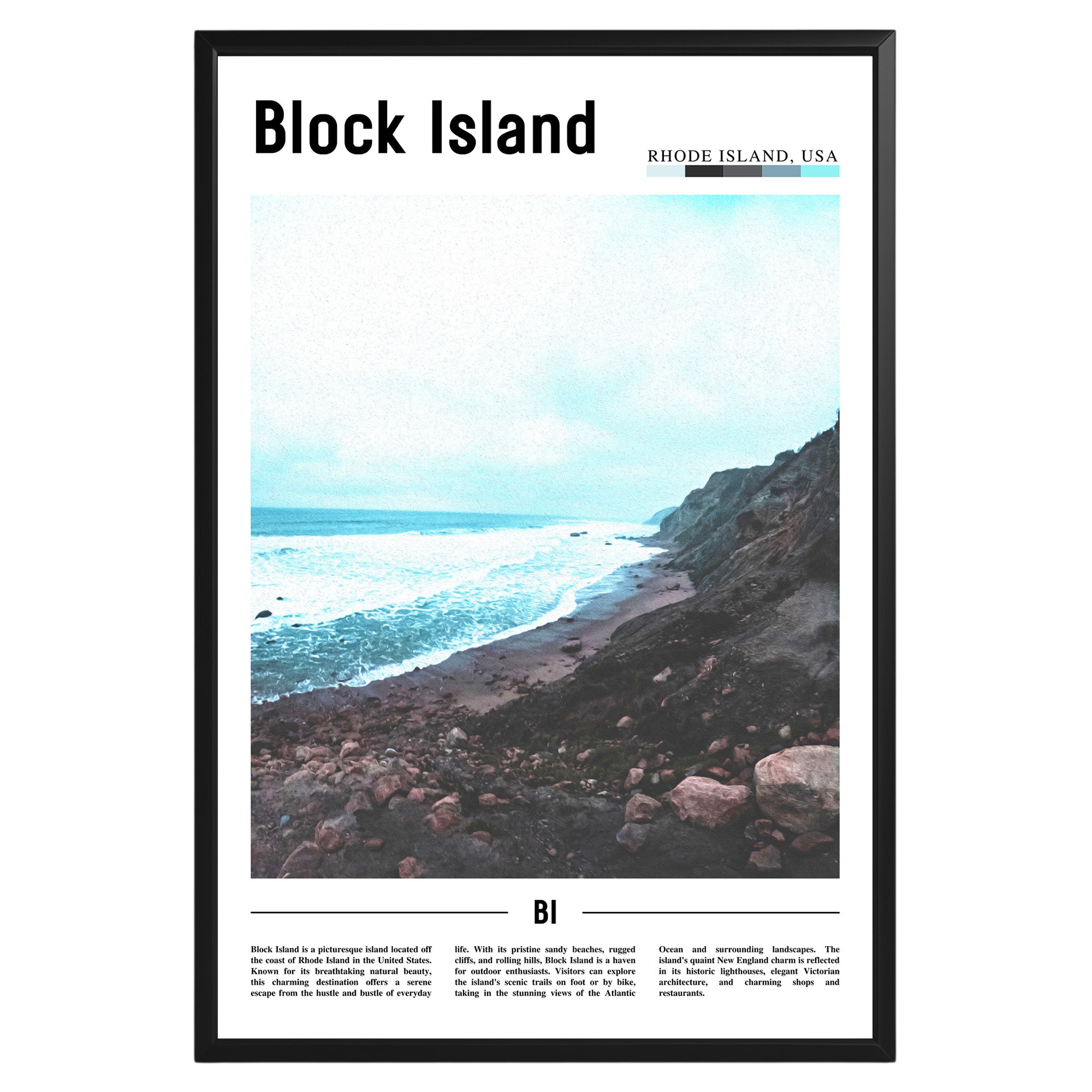 Block Island Rhode Island Photographic Poster