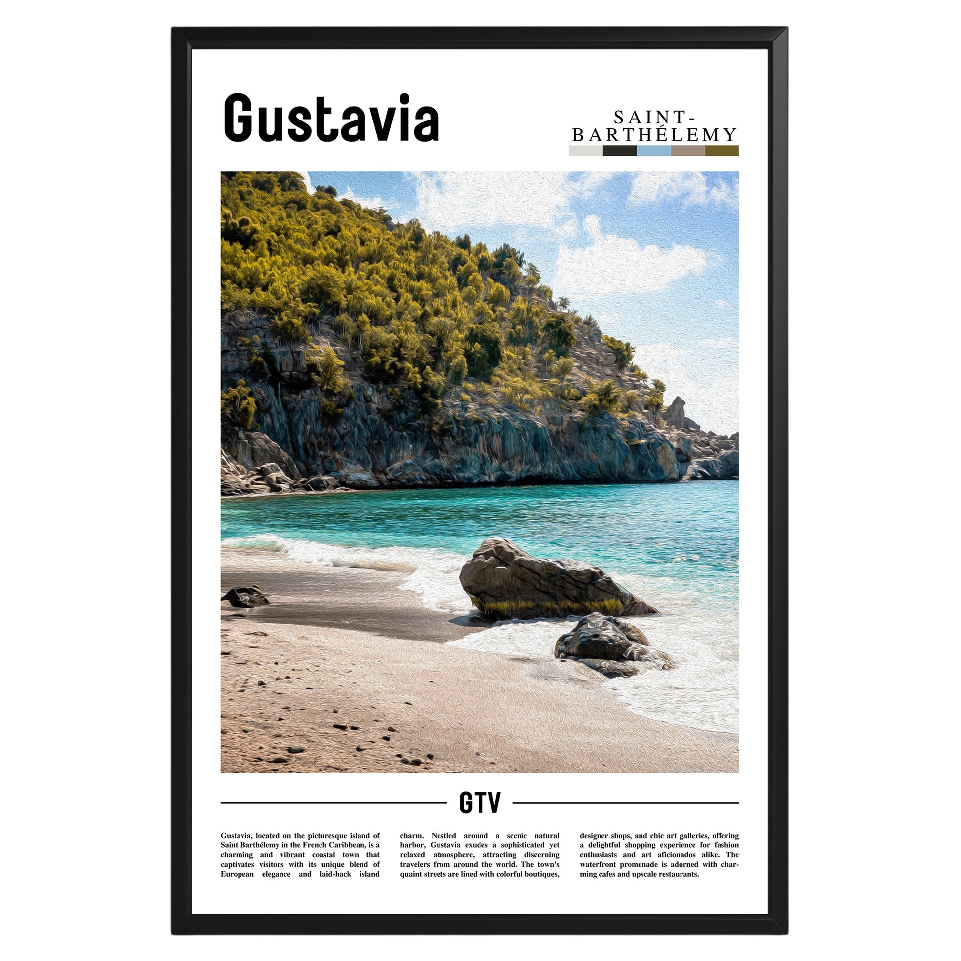 Gustavia St. Barthélemy Photographic Poster