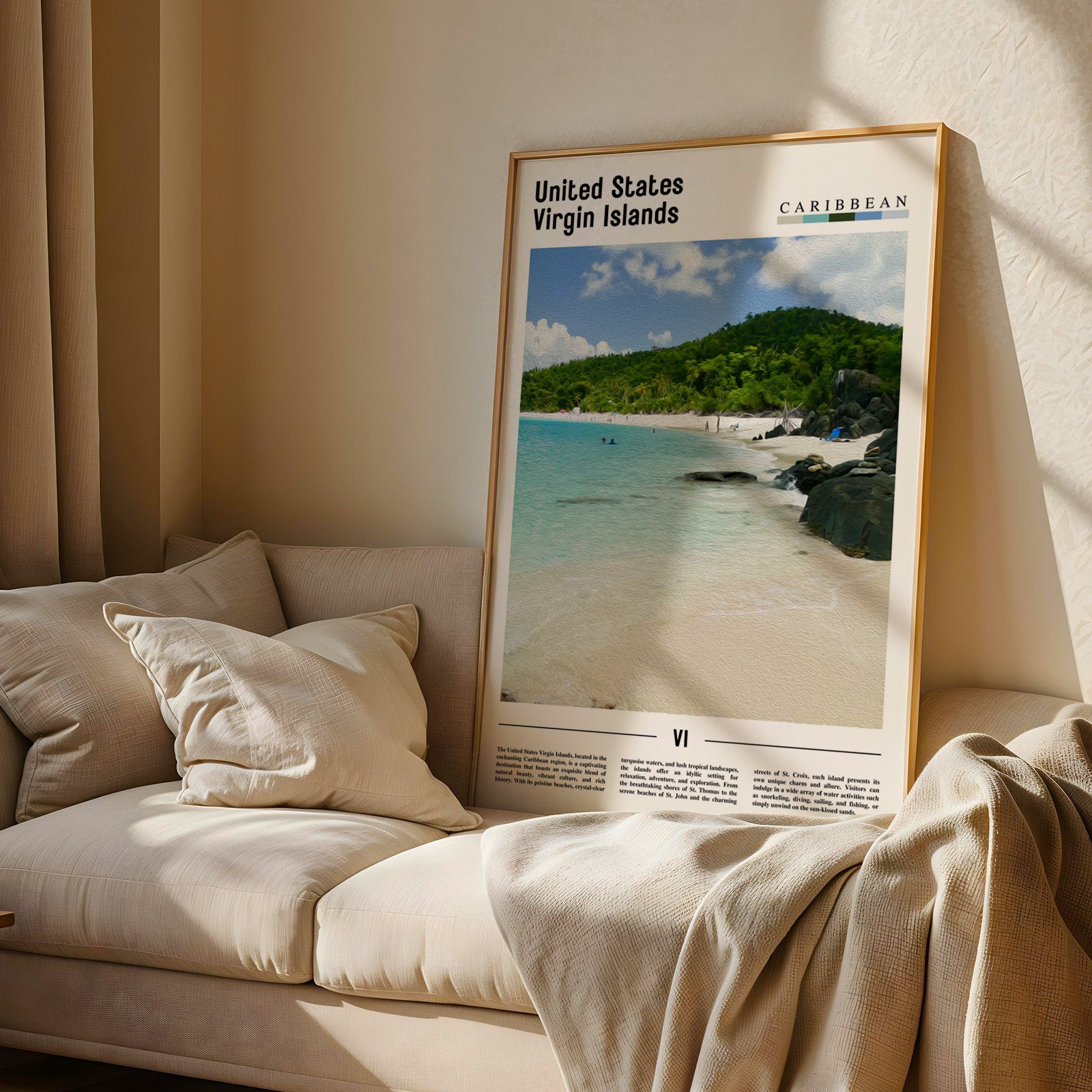 United States Virgin Islands Photographic Poster