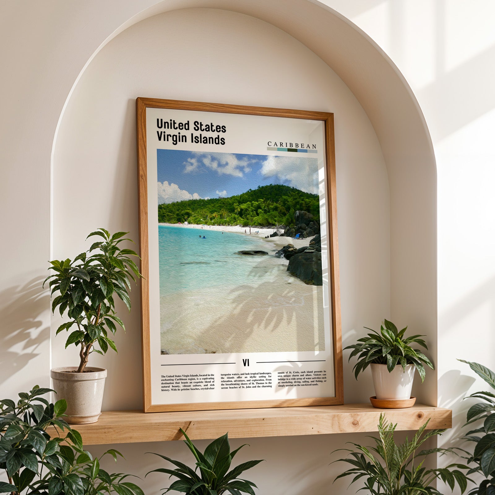 United States Virgin Islands Photographic Poster