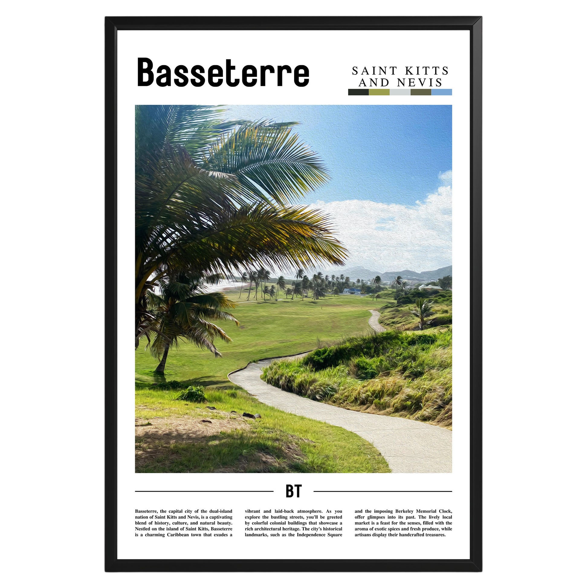 Basseterre St. Kitts & Nevis Photographic Poster