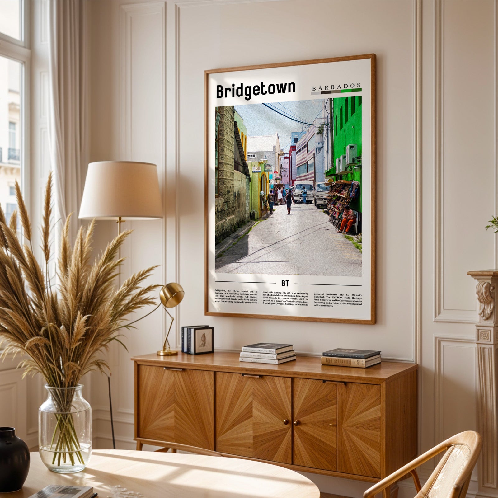 Bridgetown Barbados Photographic Poster