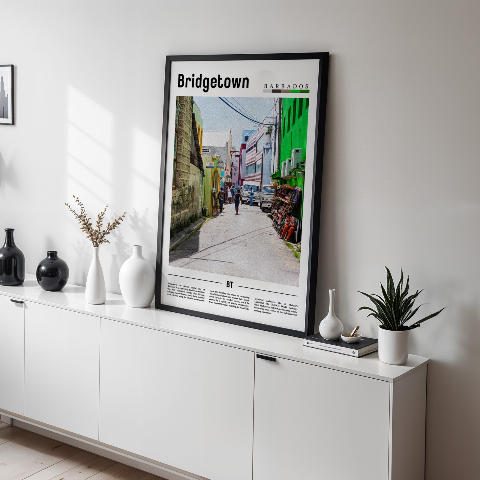 Bridgetown Barbados Photographic Poster