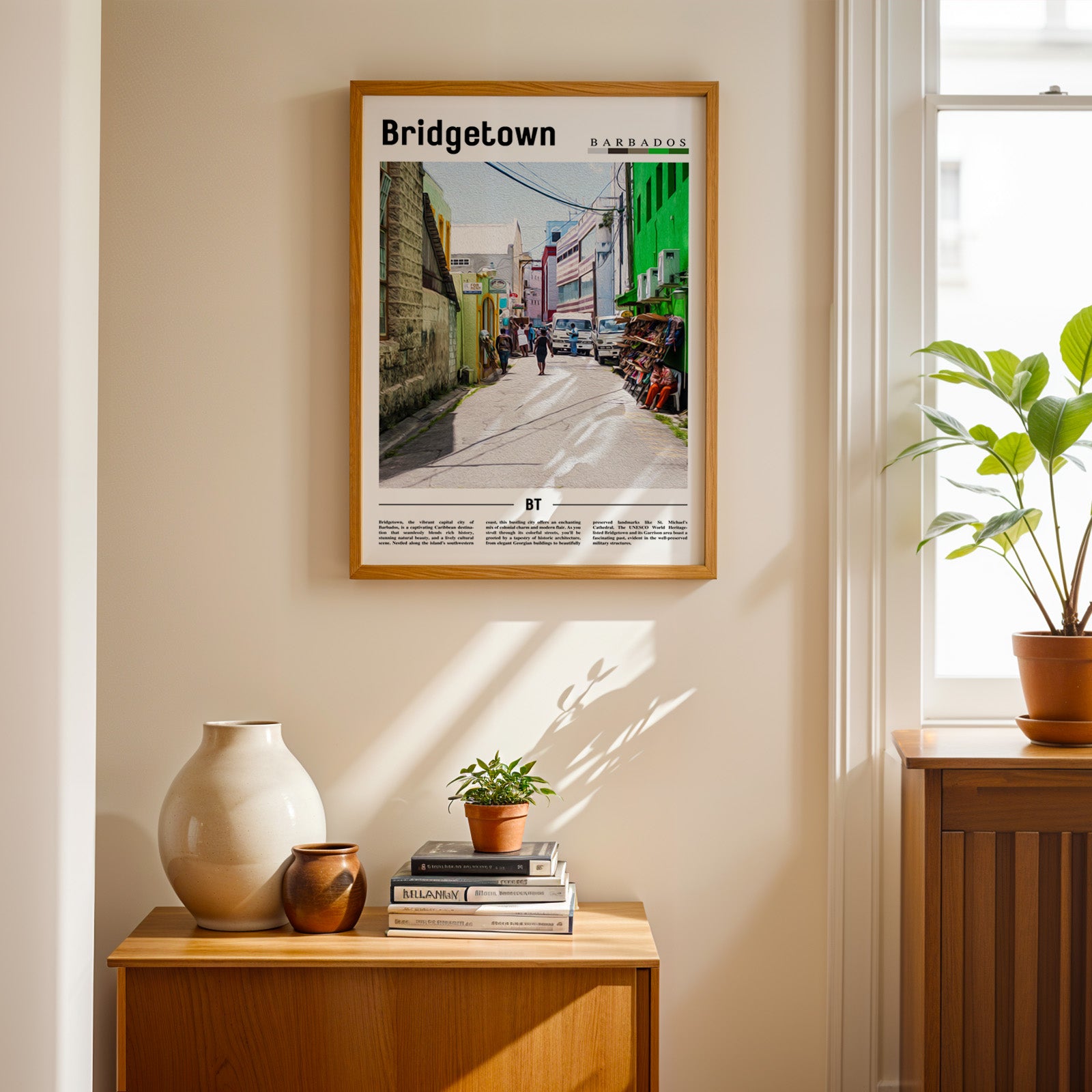 Bridgetown Barbados Photographic Poster