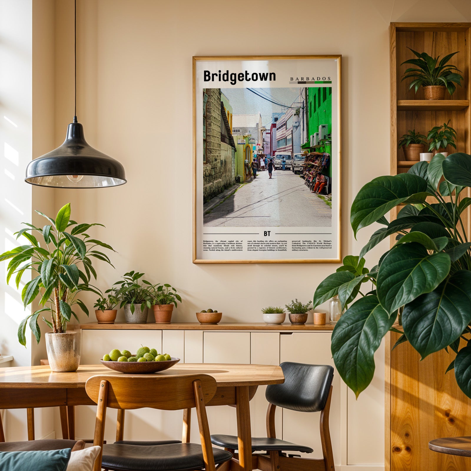 Bridgetown Barbados Photographic Poster