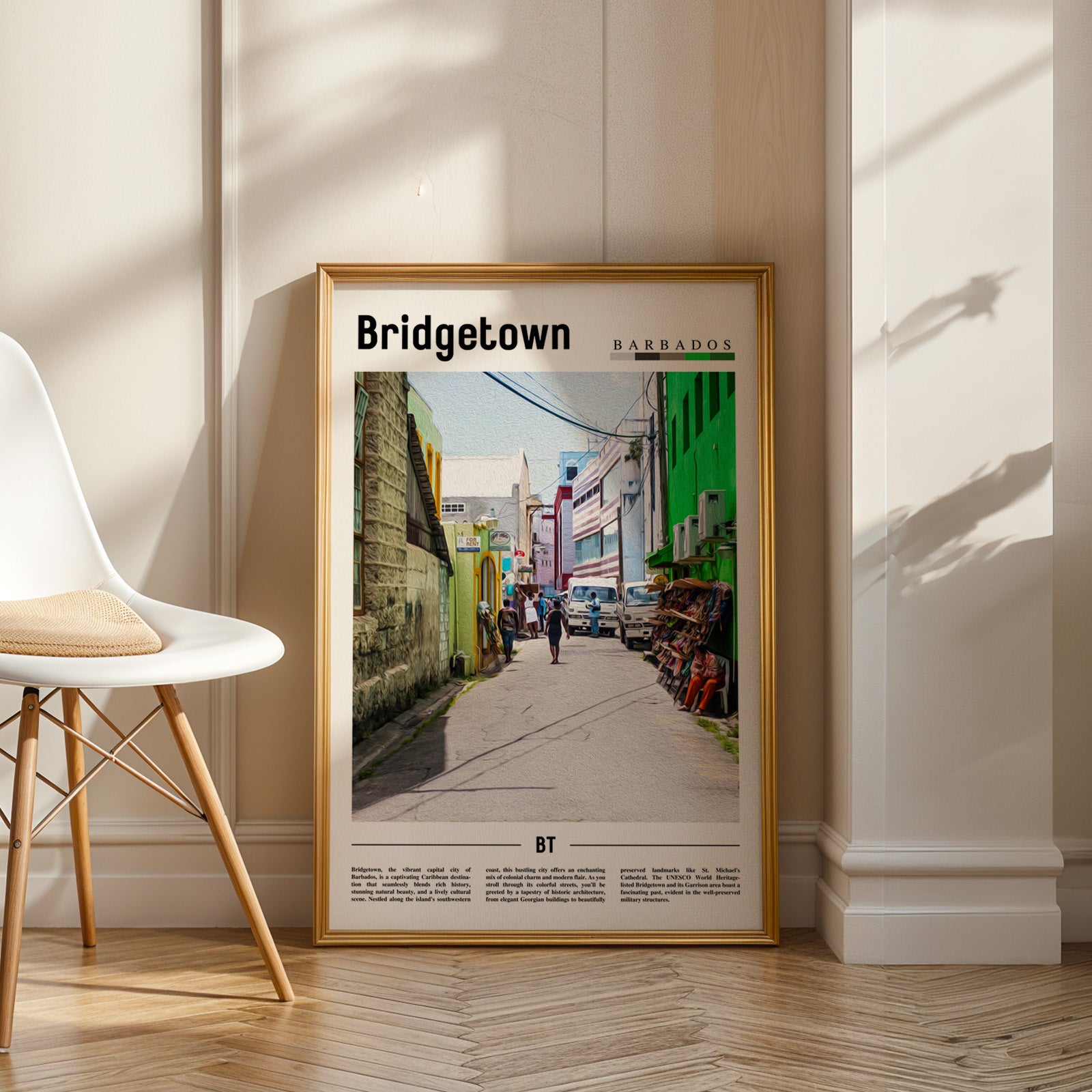 Bridgetown Barbados Photographic Poster
