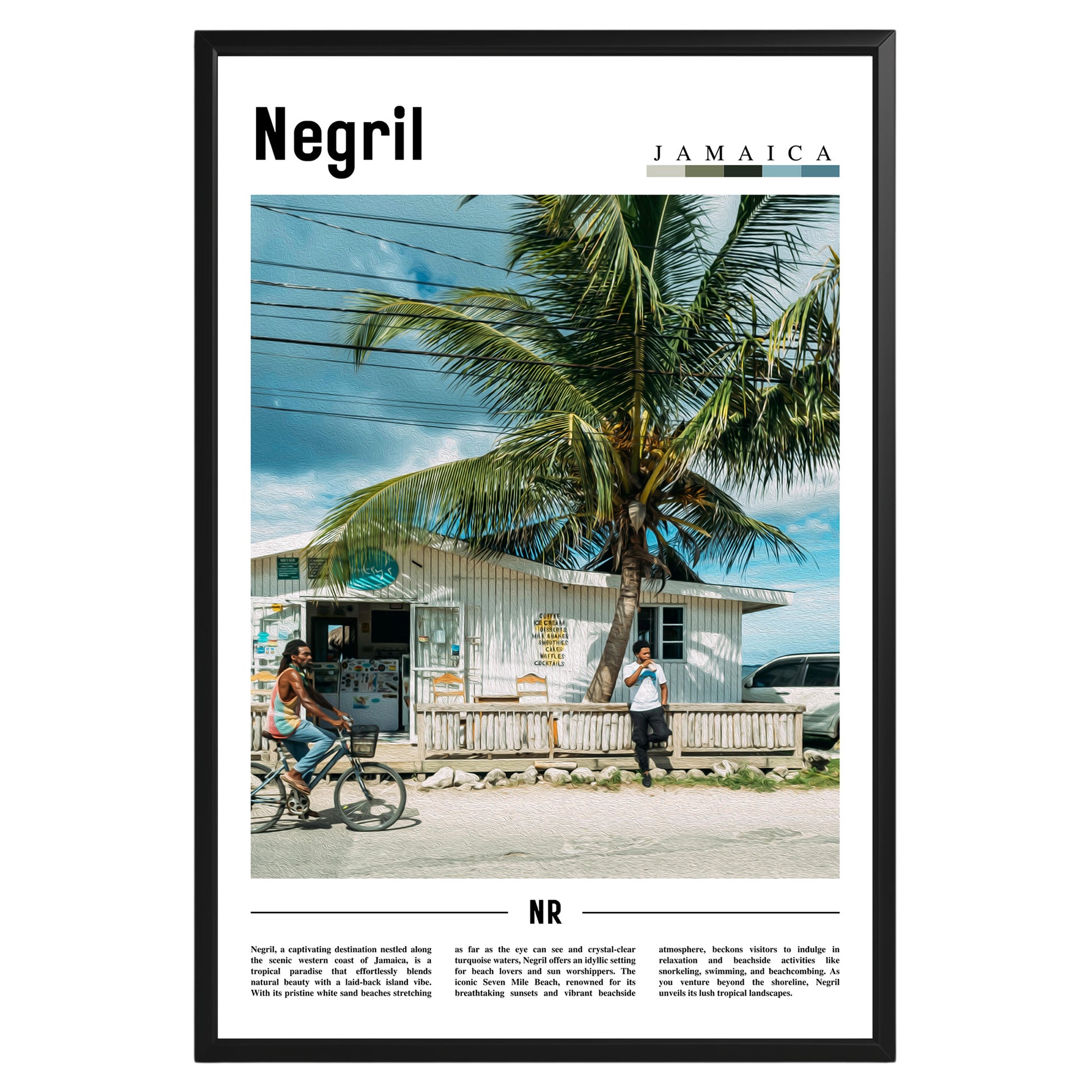 Negril Jamaica Photographic Poster