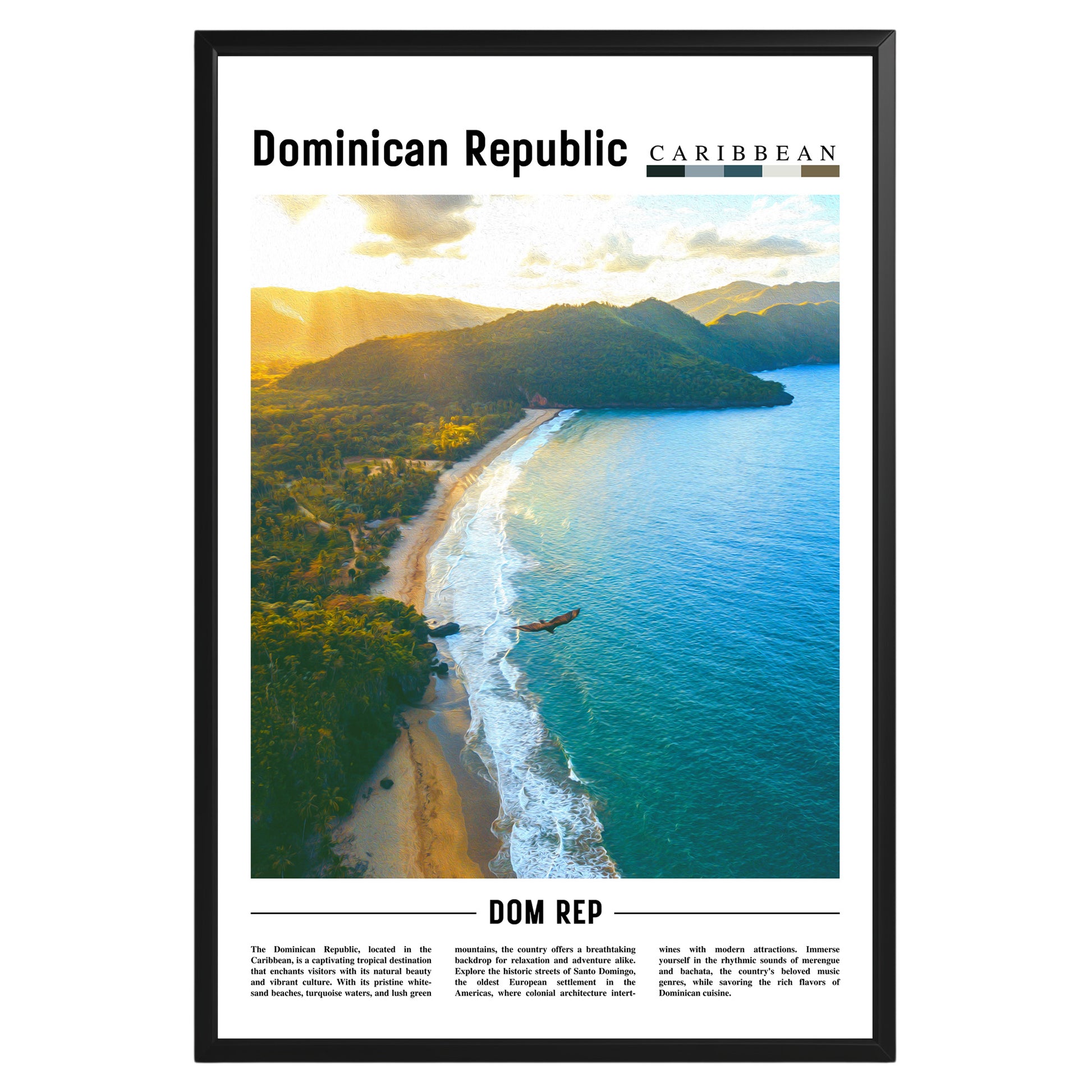 Dominican Republic Photographic Poster