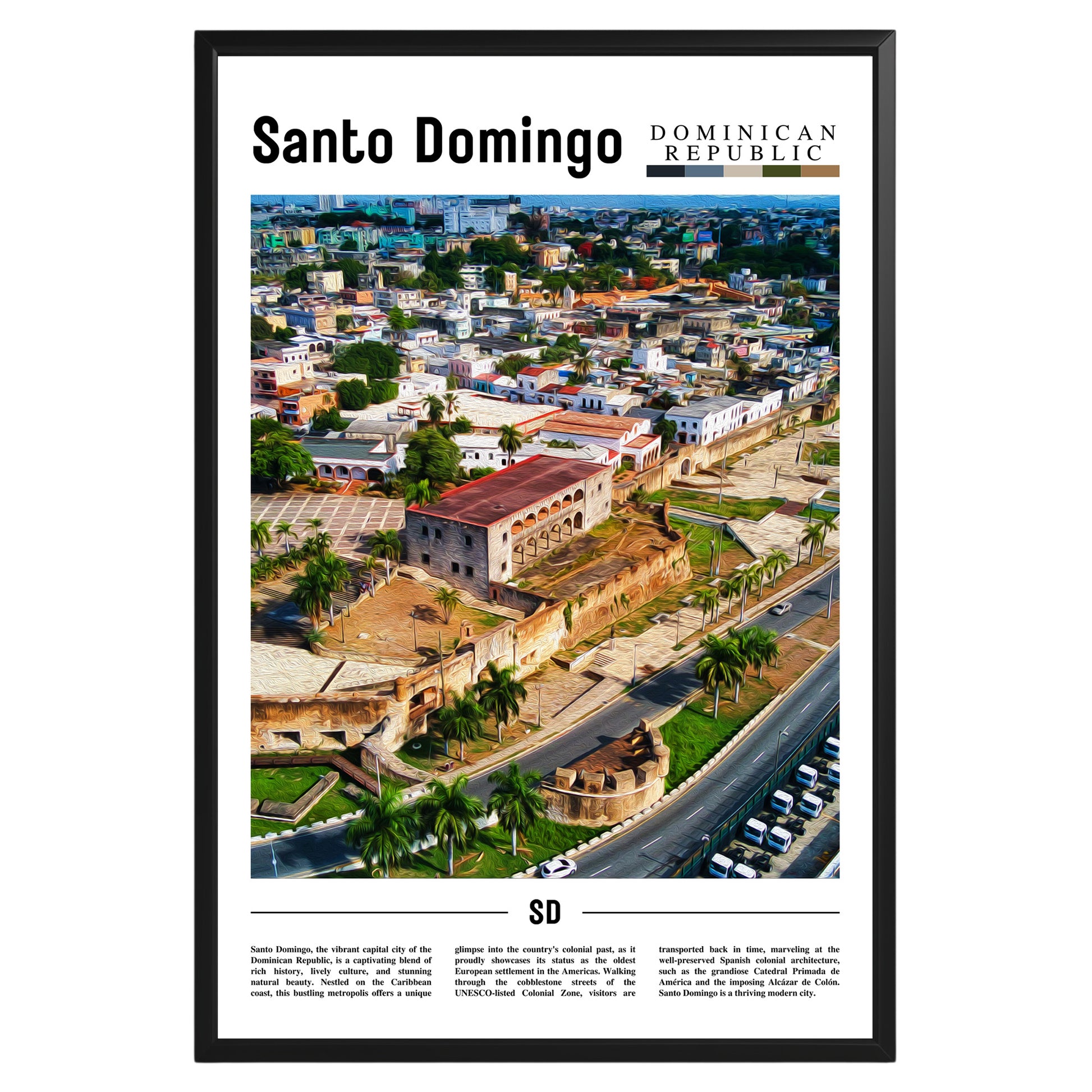 Santo Domingo Dominican Republic Photographic Poster