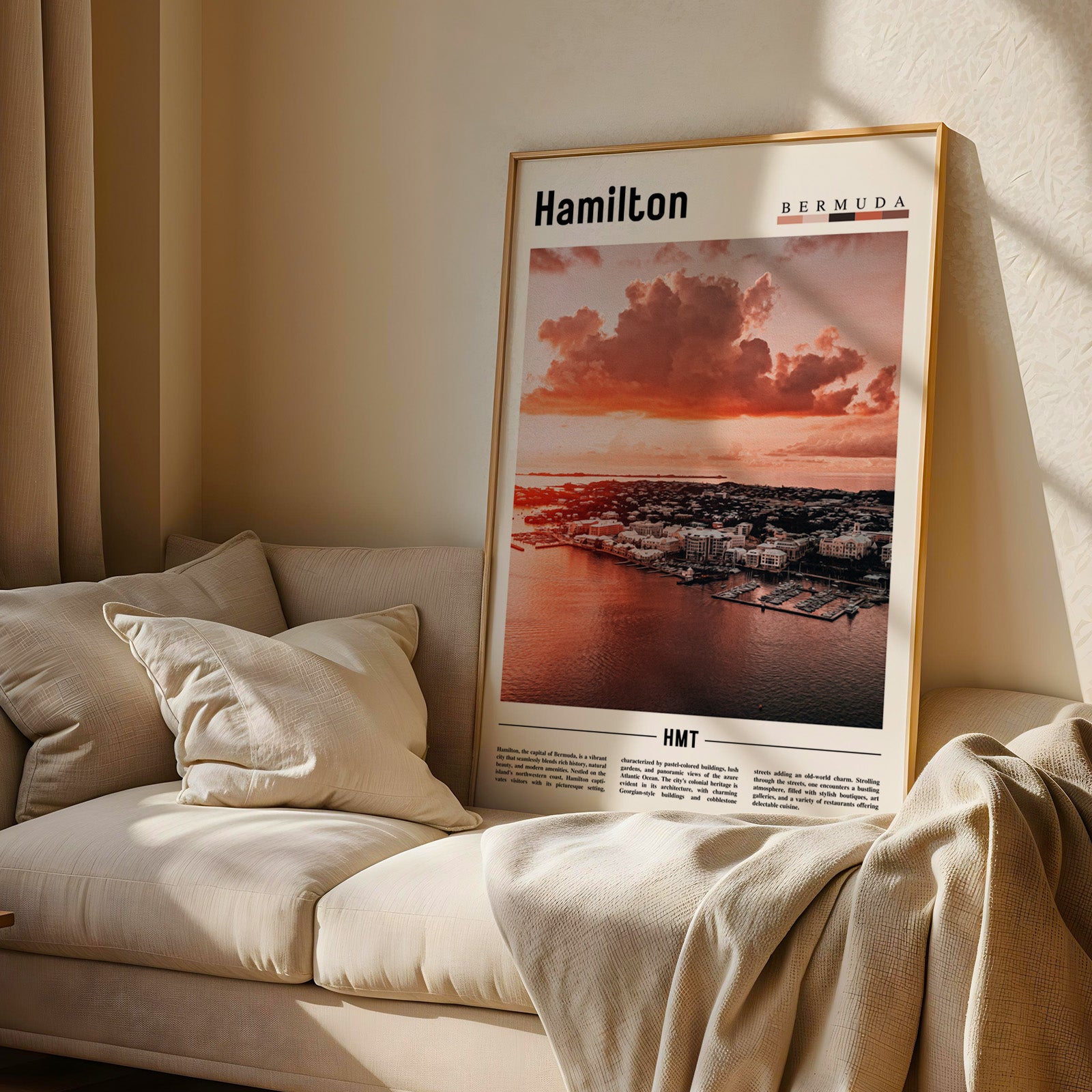 Hamilton Bermuda Photographic Poster