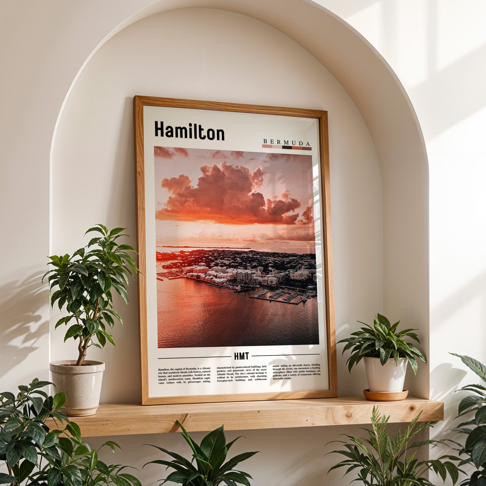 Hamilton Bermuda Photographic Poster