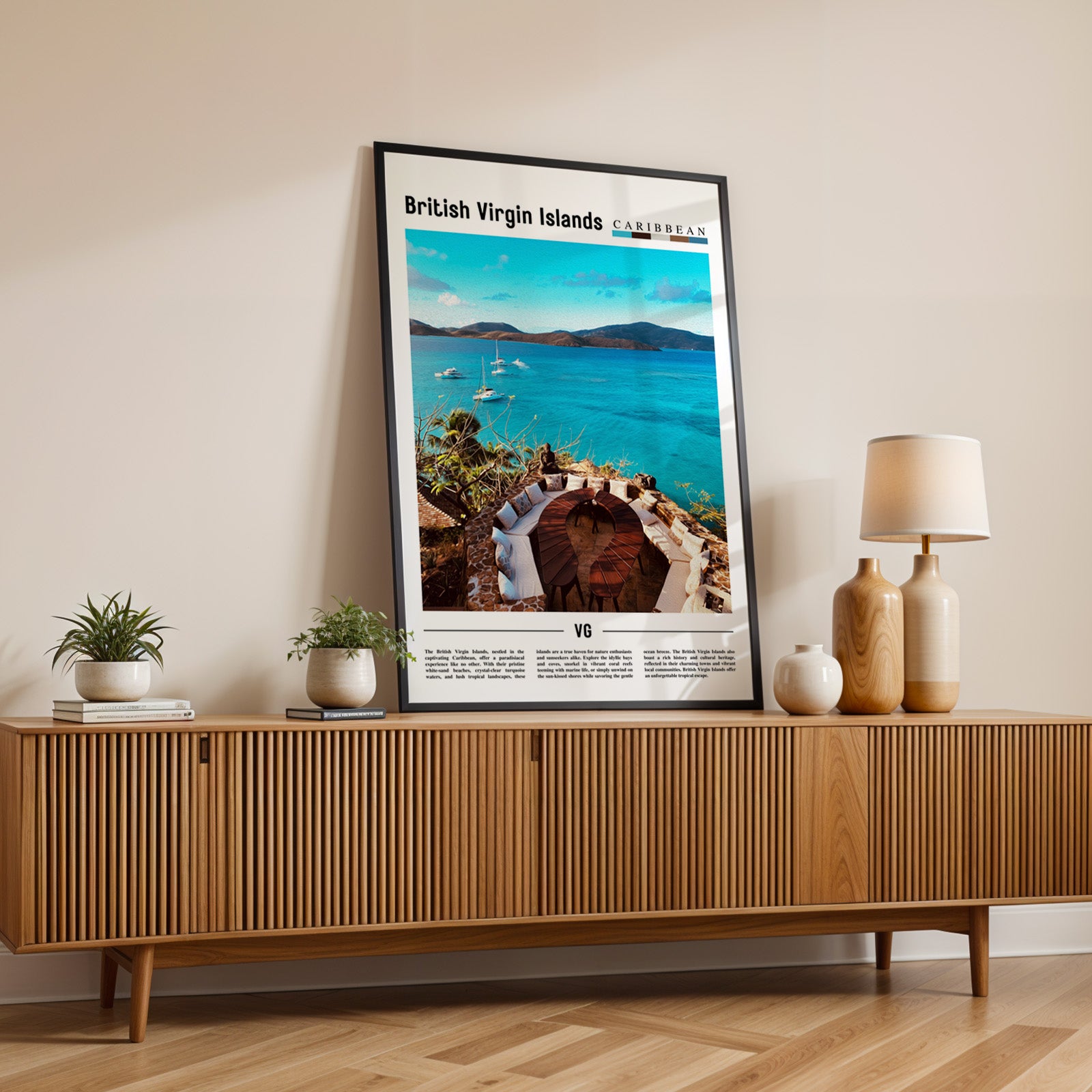 British Virgin Islands Photographic Poster