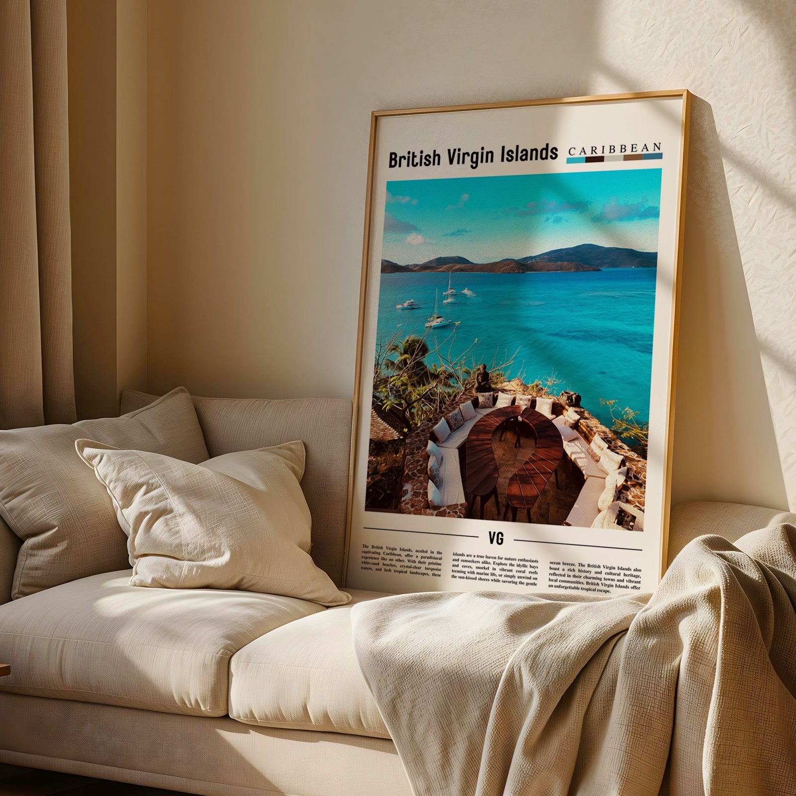 British Virgin Islands Photographic Poster