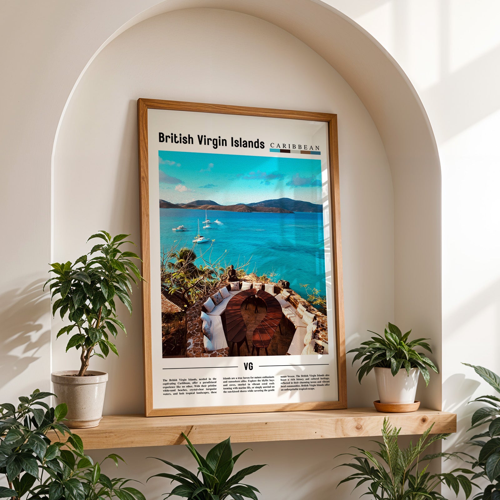British Virgin Islands Photographic Poster