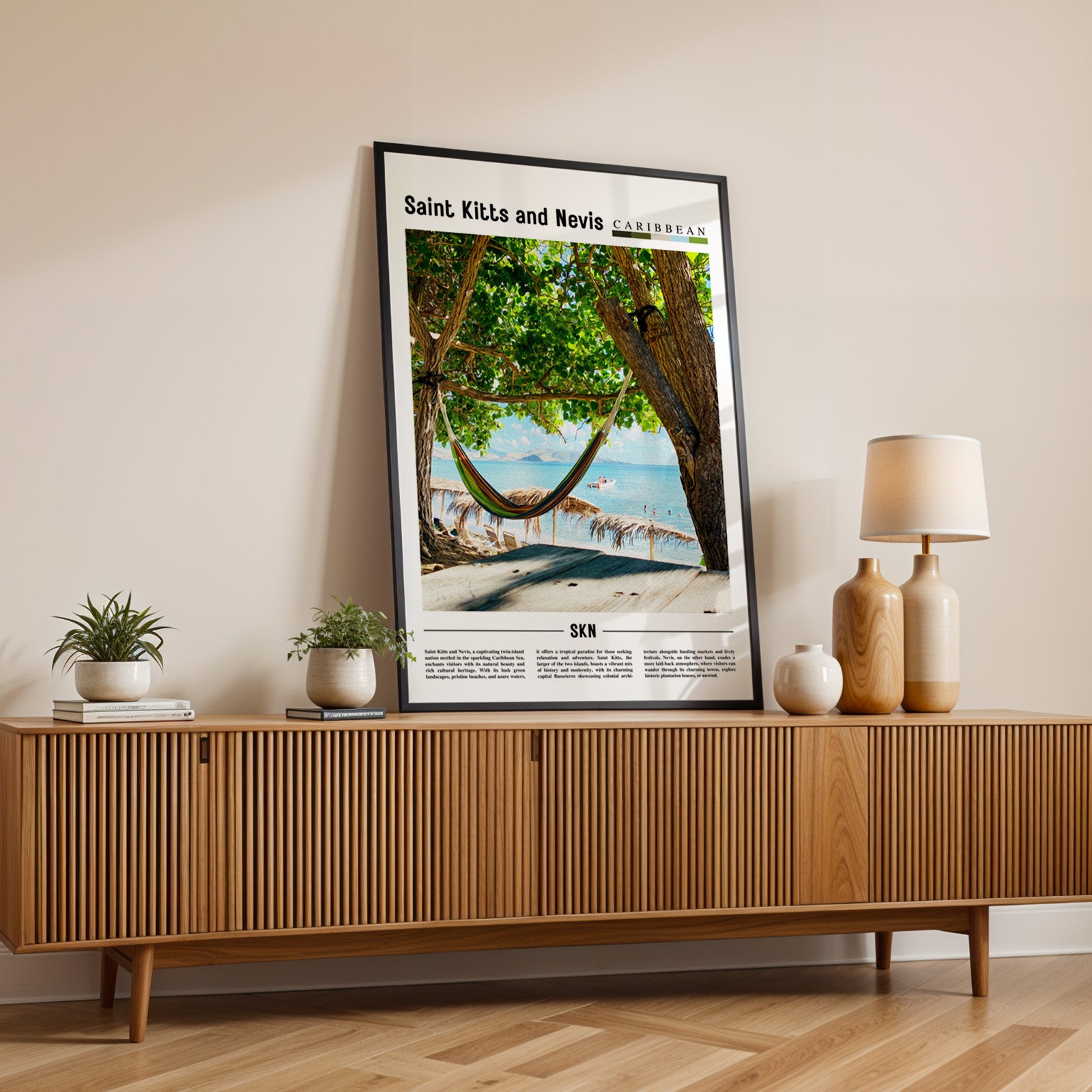 Saint Kitts and Nevis Photographic Poster