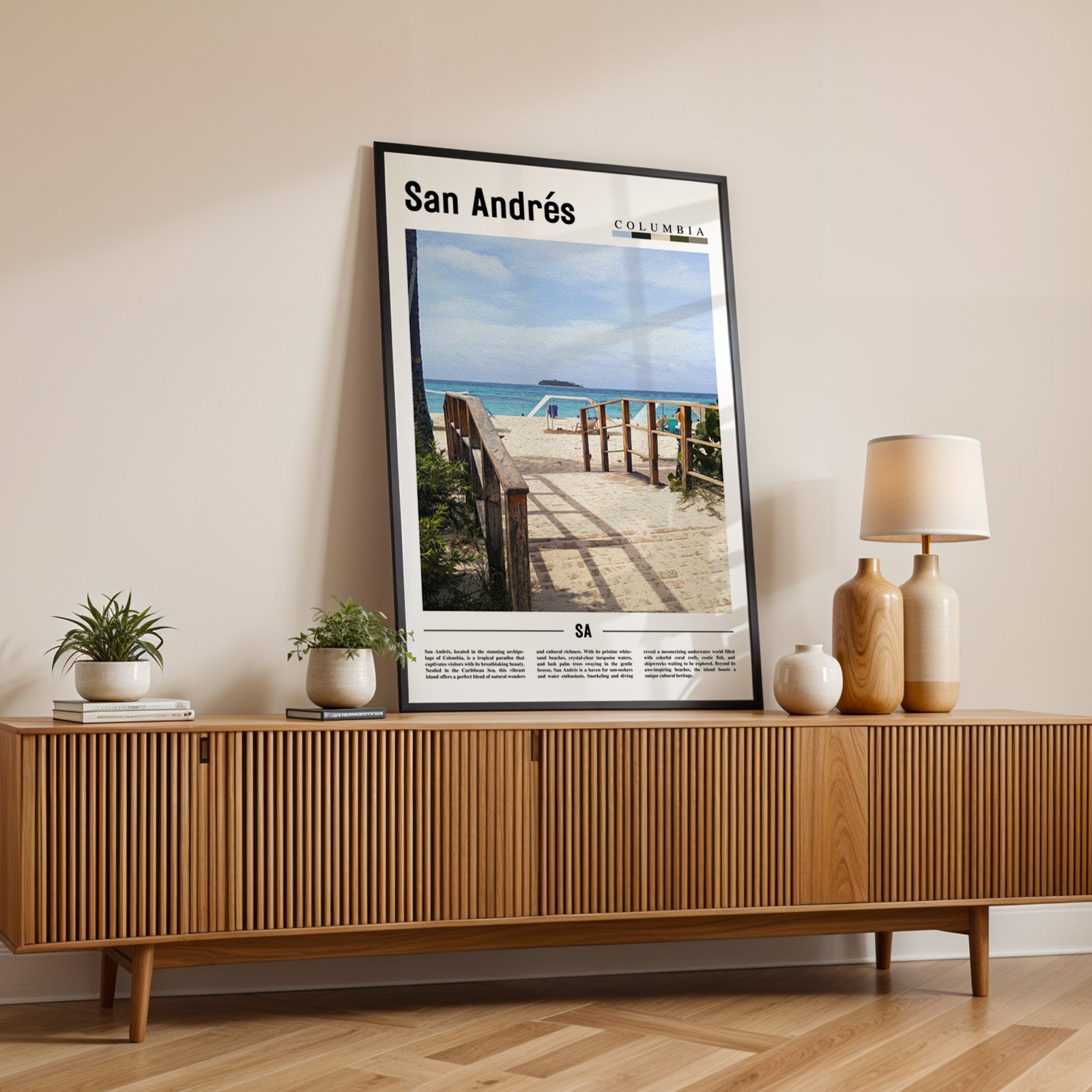 San Andrés Colombia Photographic Poster
