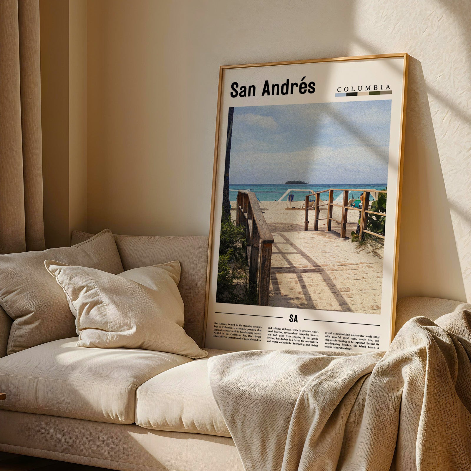 San Andrés Colombia Photographic Poster