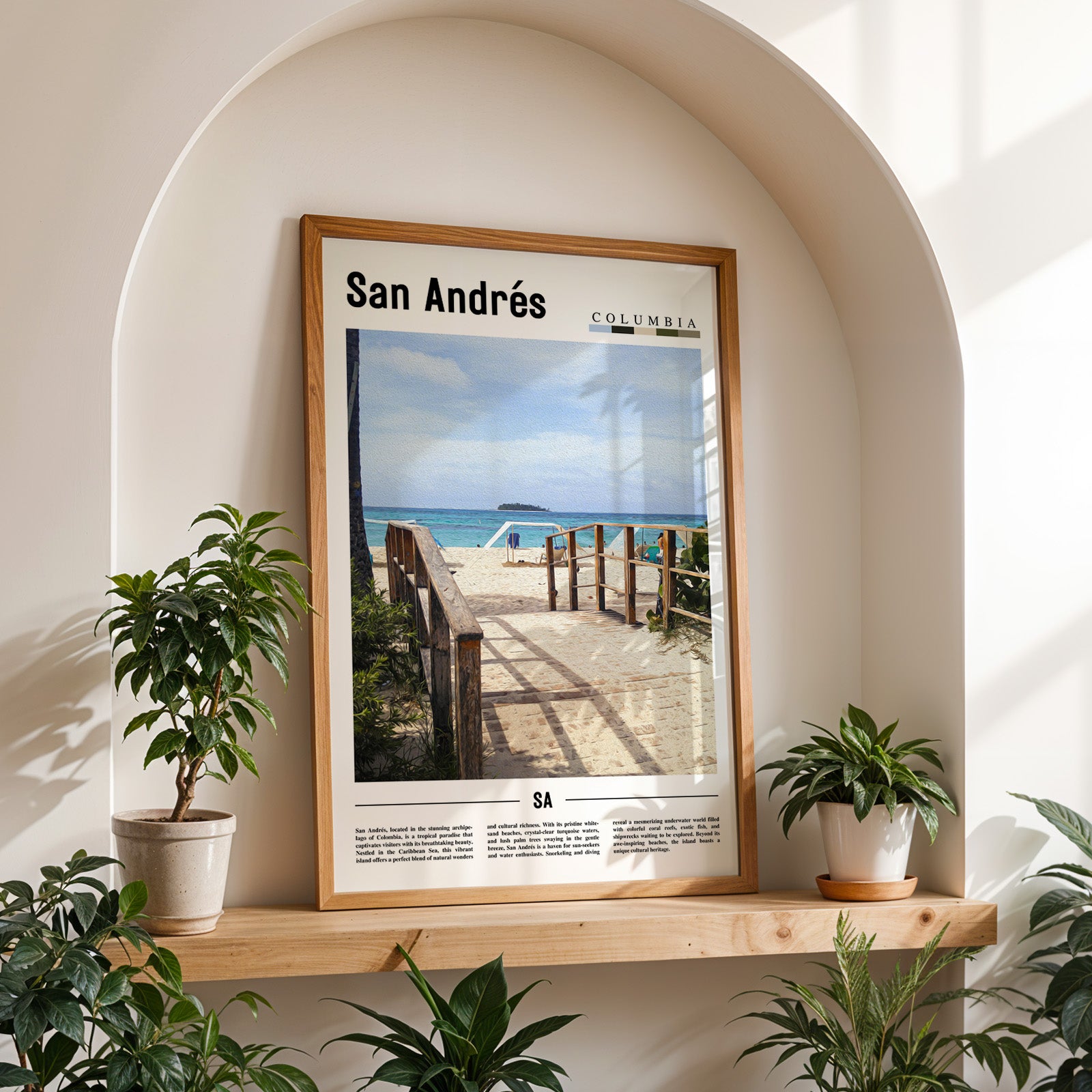San Andrés Colombia Photographic Poster
