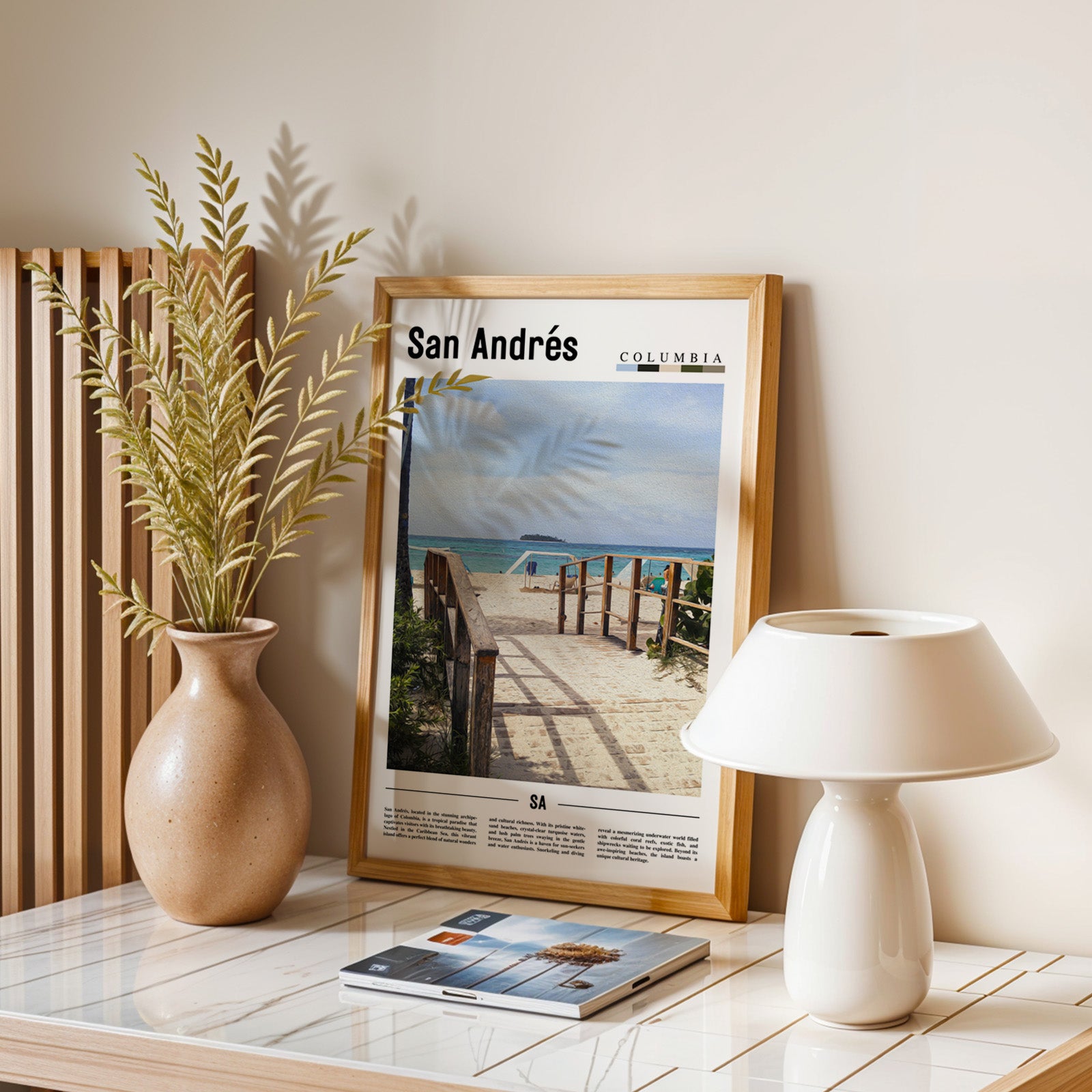 San Andrés Colombia Photographic Poster