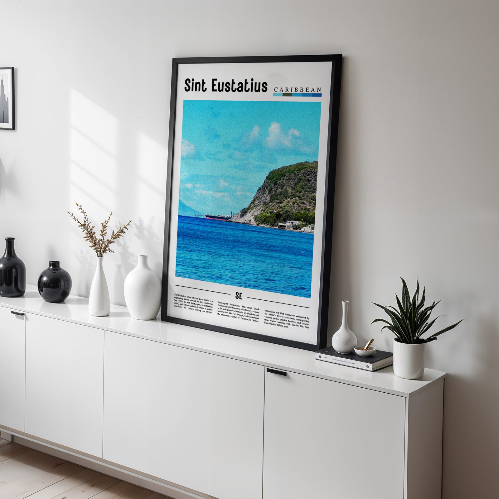 Sint Eustatius Photographic Poster