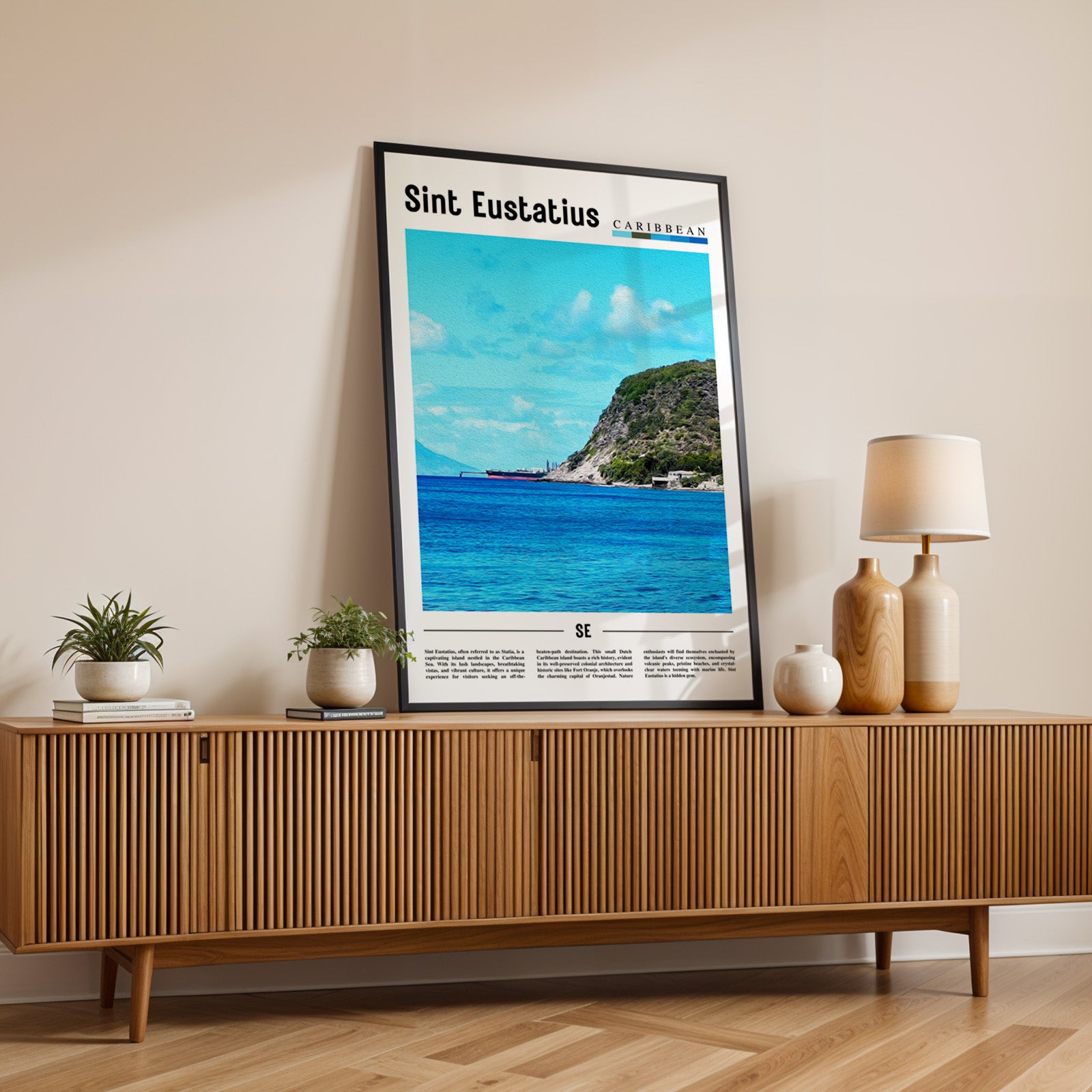 Sint Eustatius Photographic Poster