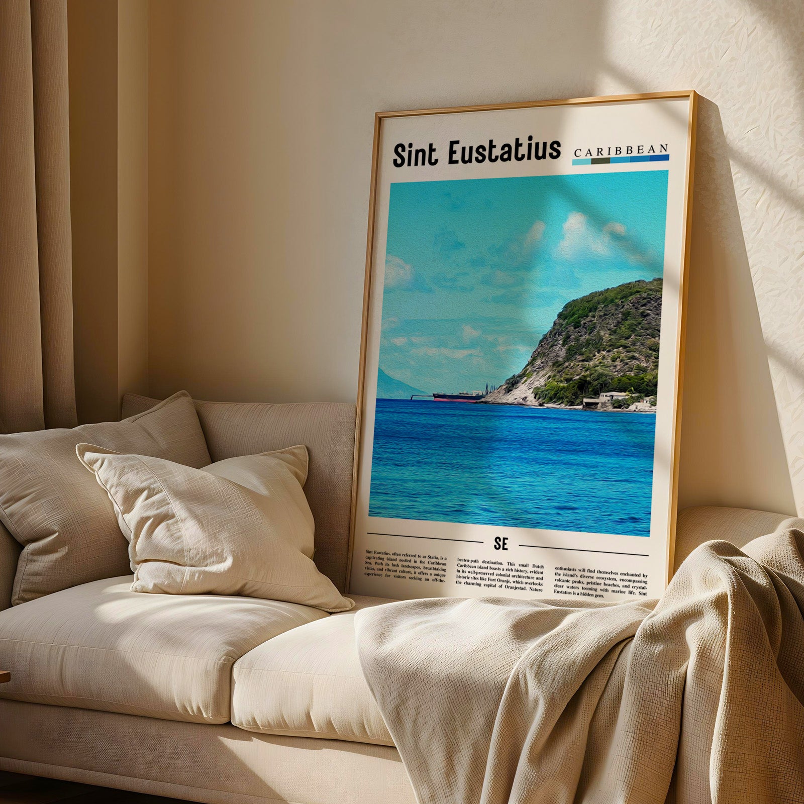 Sint Eustatius Photographic Poster