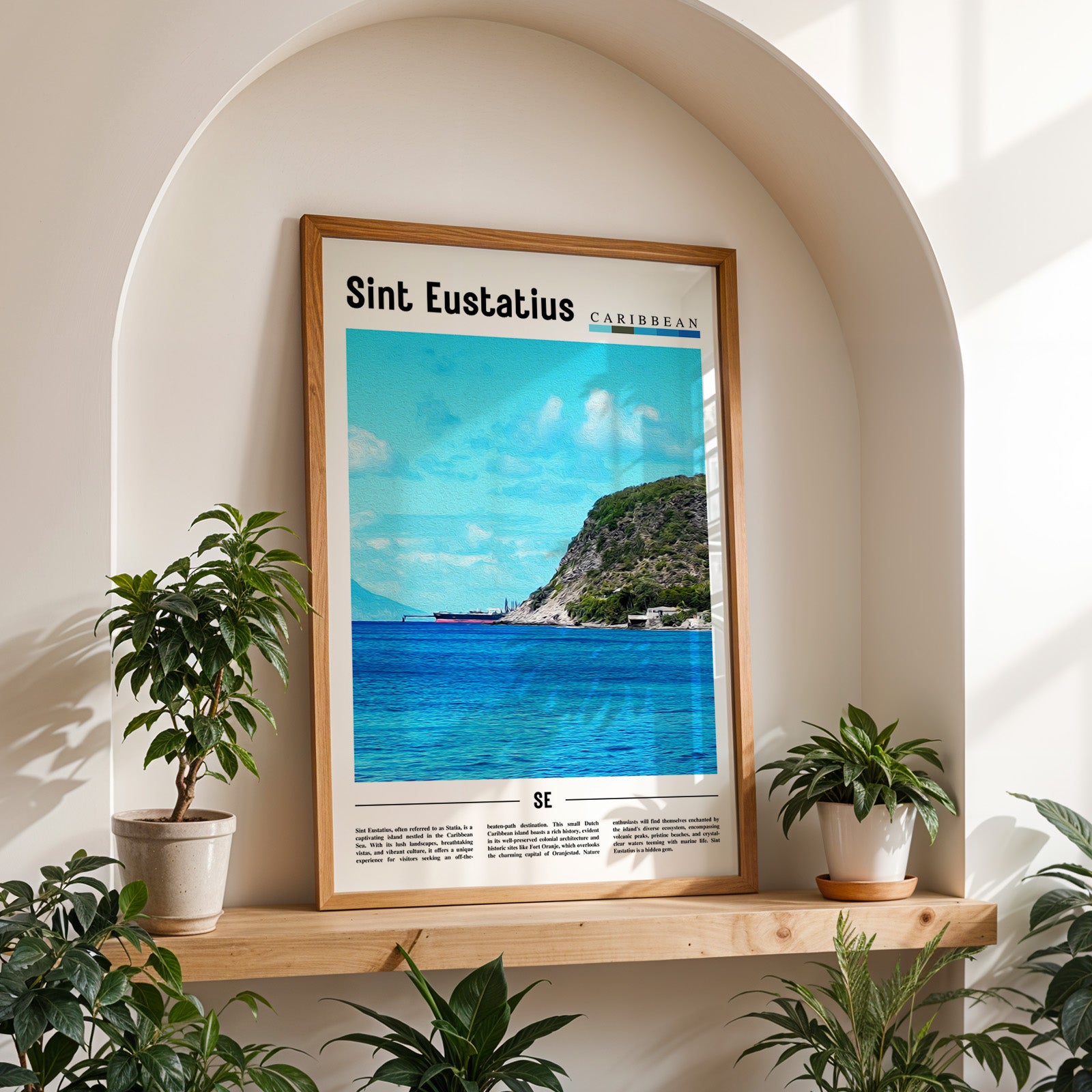 Sint Eustatius Photographic Poster