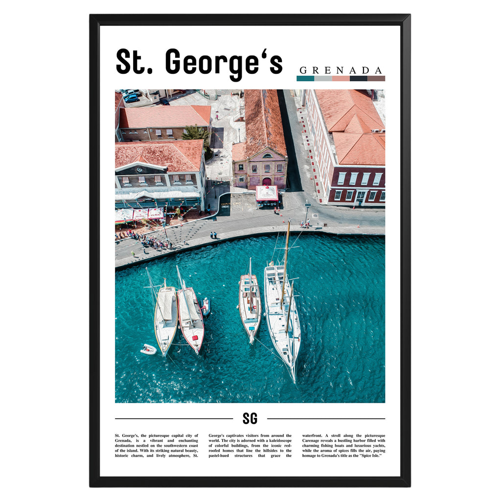 St. George's Grenada Photographic Poster