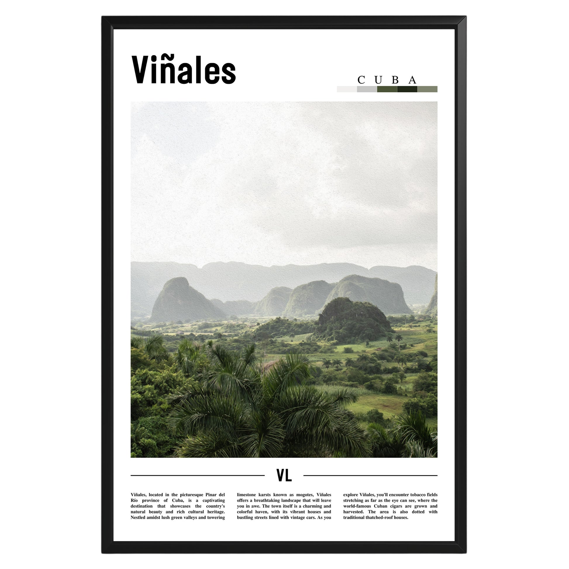 Viñales Cuba Photographic Poster
