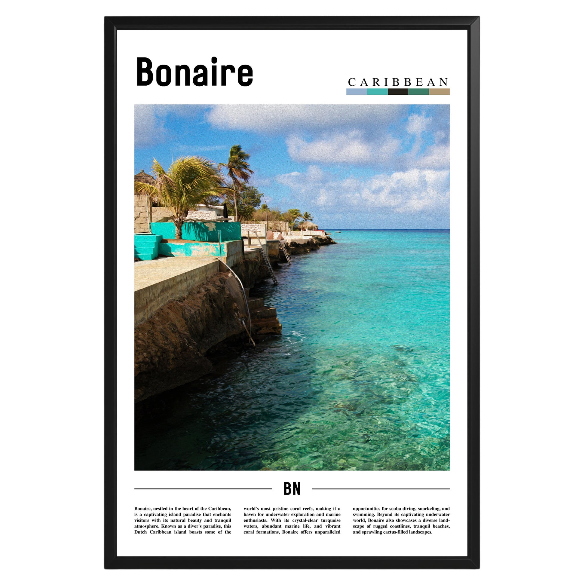 Bonaire Photographic Poster